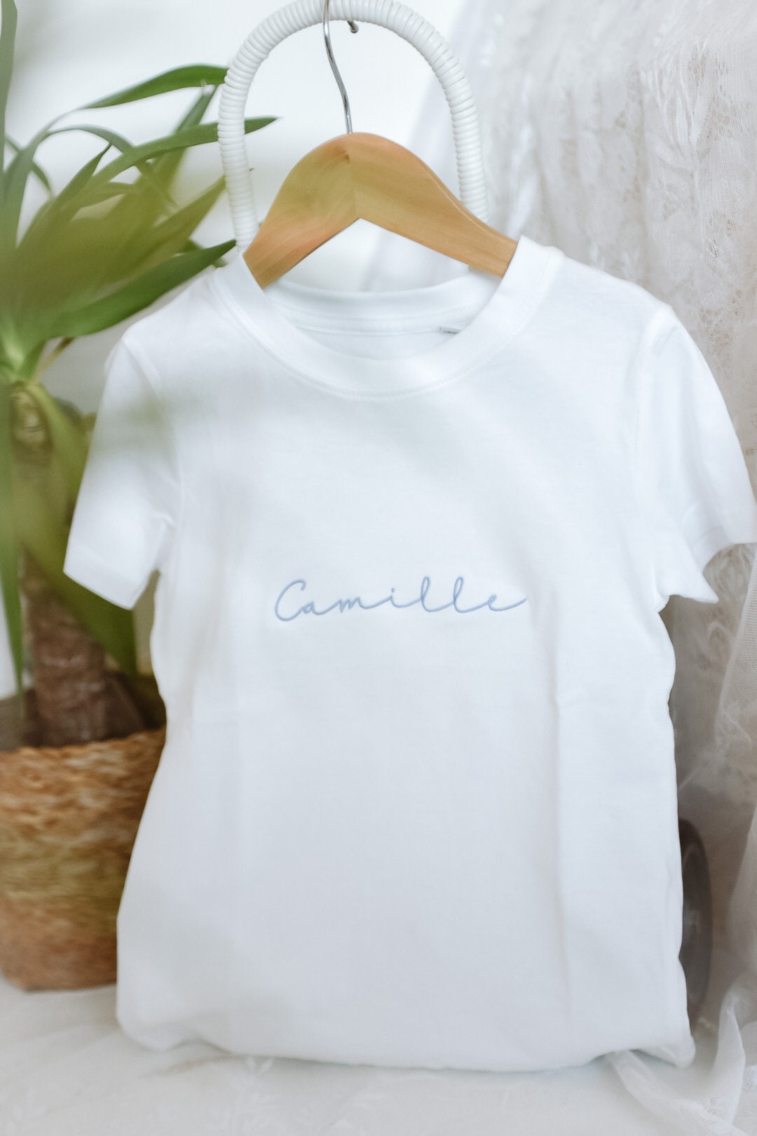 Embroidered personalised kids Tshirt | gender neutral
