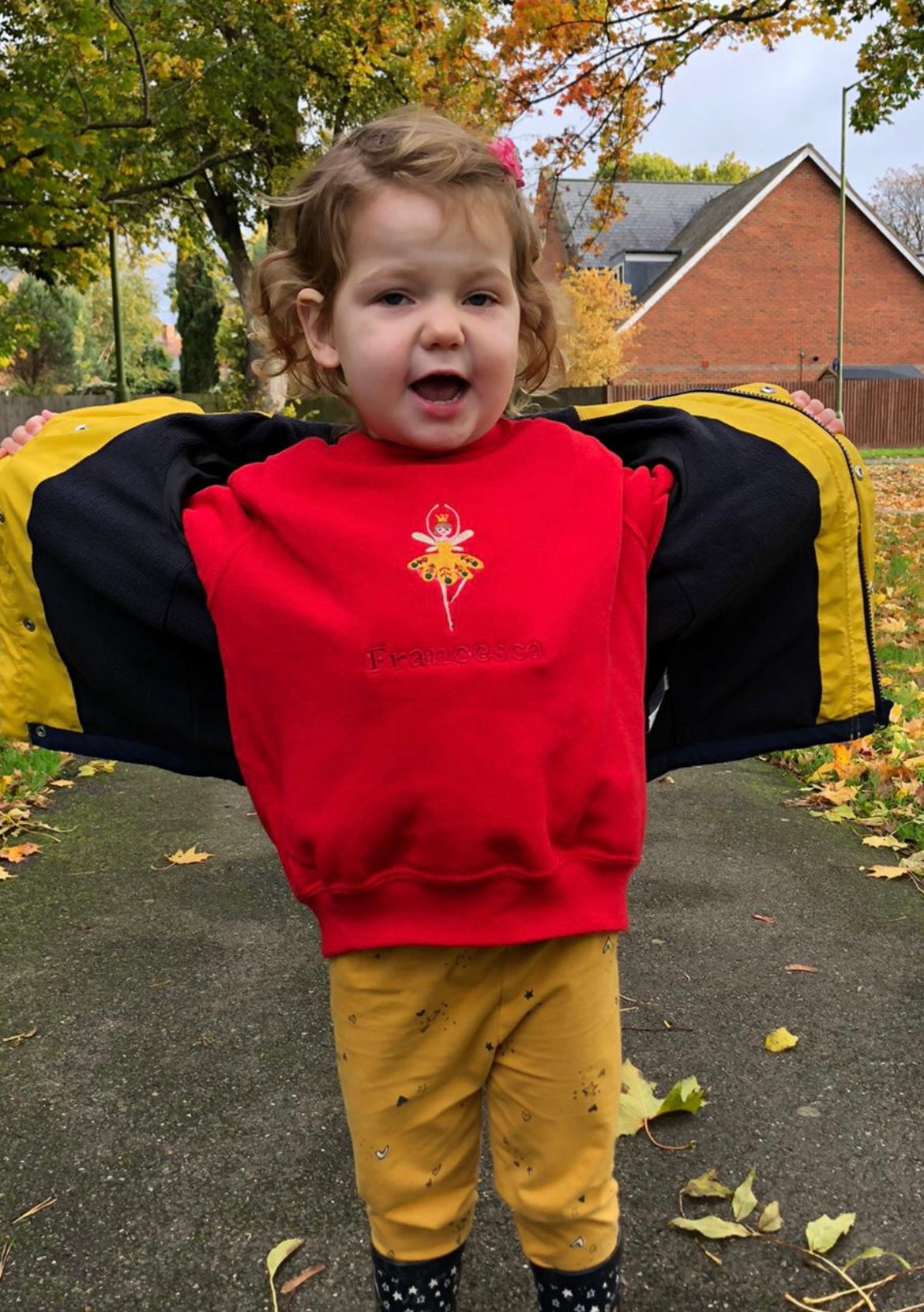 Personalised embroidered children's Christmas Nutrcracker | fairy  sweatshirt | Matching Christmas Jumpers