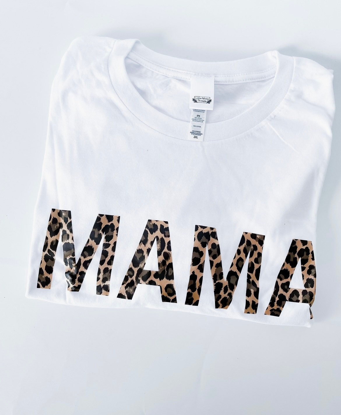 Mama leopard print t-shirt