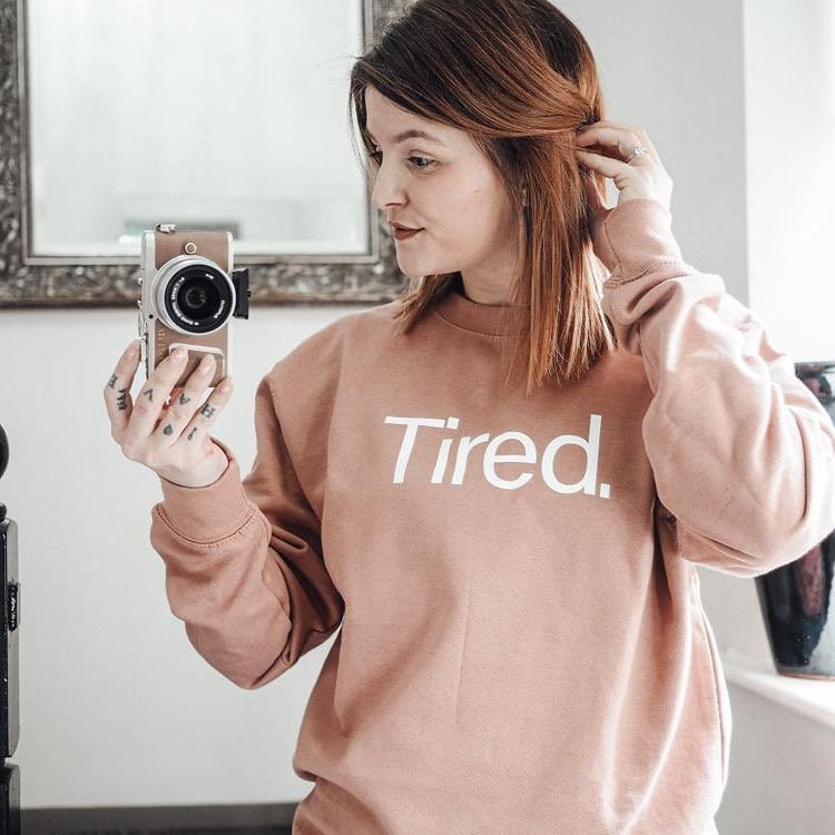 Tired mums|mummy| mama  slogan sweatshirt