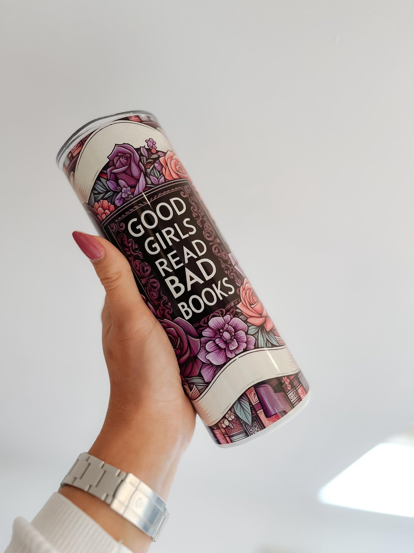Smutty book club | book bottle | book lover | coffee mug | travel mug | bad book reader | tea | 20oz hot & cold drink tumbler | water bottle