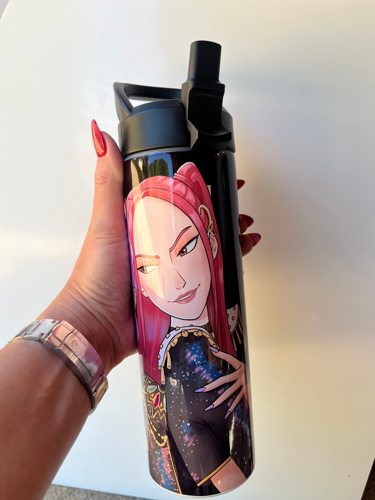 K-pop demon hunters water bottle