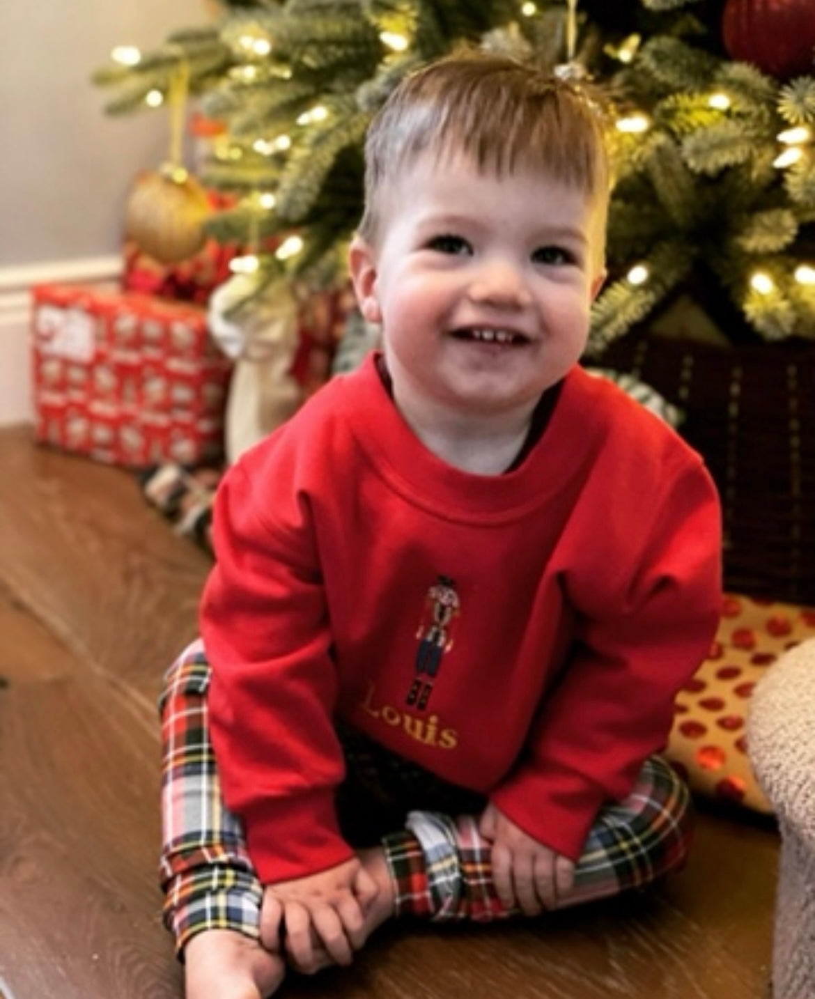 Personalised embroidered children's Christmas Nutrcracker | fairy  sweatshirt | Matching Christmas Jumpers