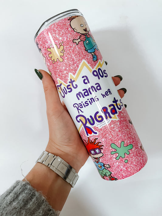 Rugrats Mama 20oz reusable personalised year tumbler