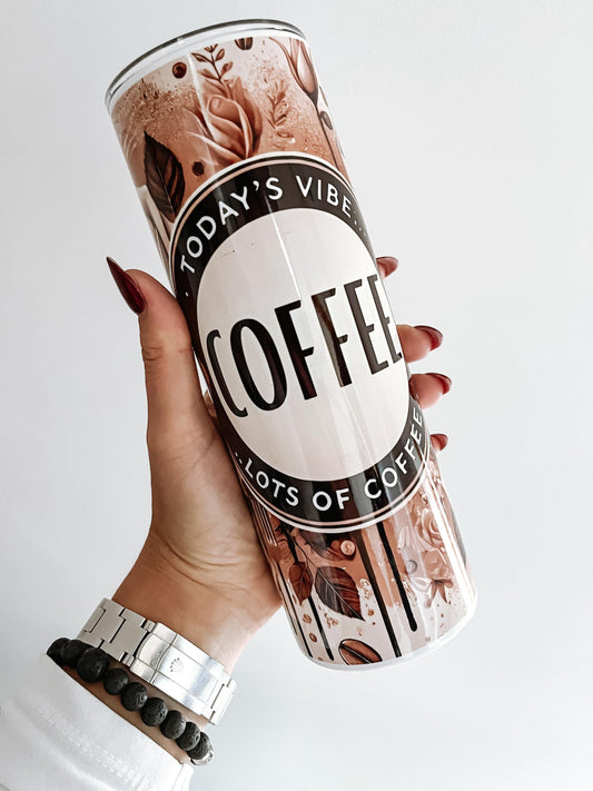 Coffee tumbler | cofffe bottle | coffee mug | travel mug | tired mum | tea | 20oz hot & cold drink tumbler | water bottle