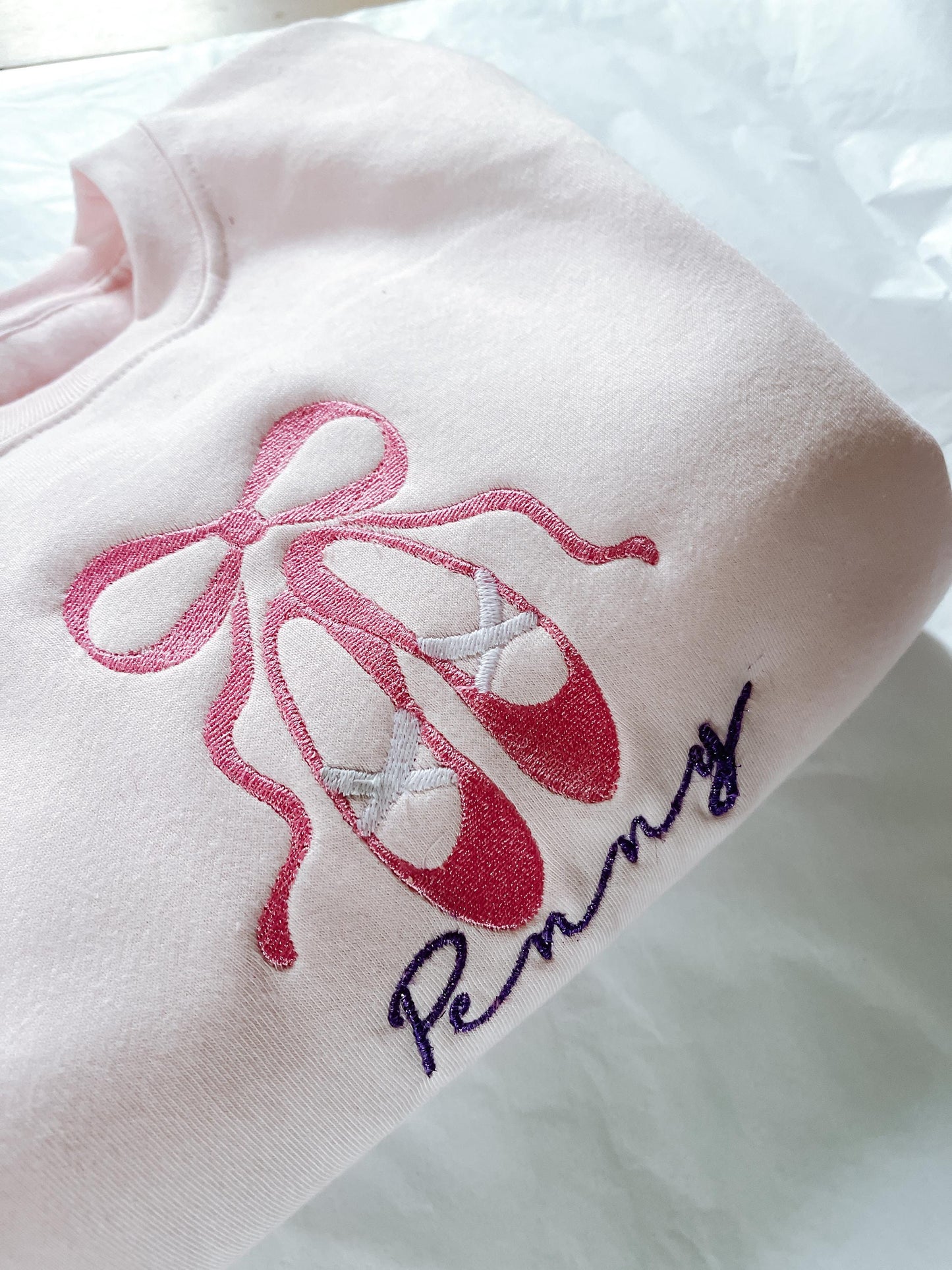 ballerina personalised kids  jumper | ballet slippers | ballet shoes | Christmas Jumper