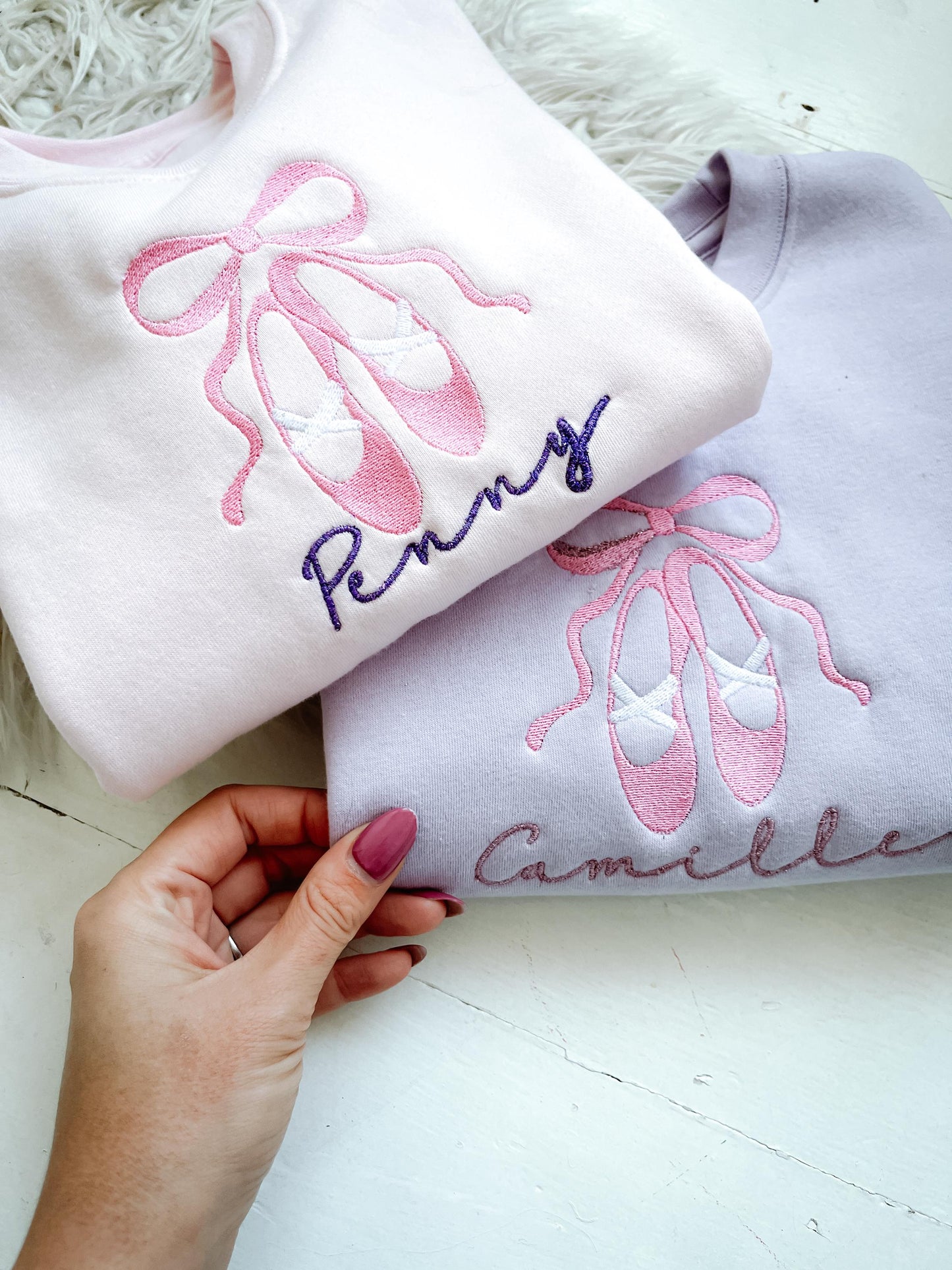 ballerina personalised kids  jumper | ballet slippers | ballet shoes | Christmas Jumper