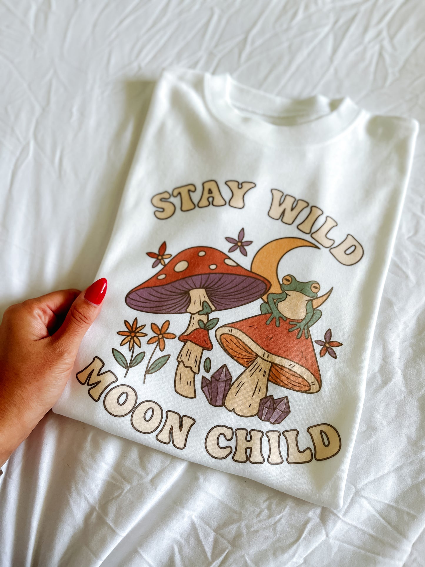 π "Stay Wild Moon Child" Kids' T-Shirt β Fun, Colorful Design for Free Spirits π