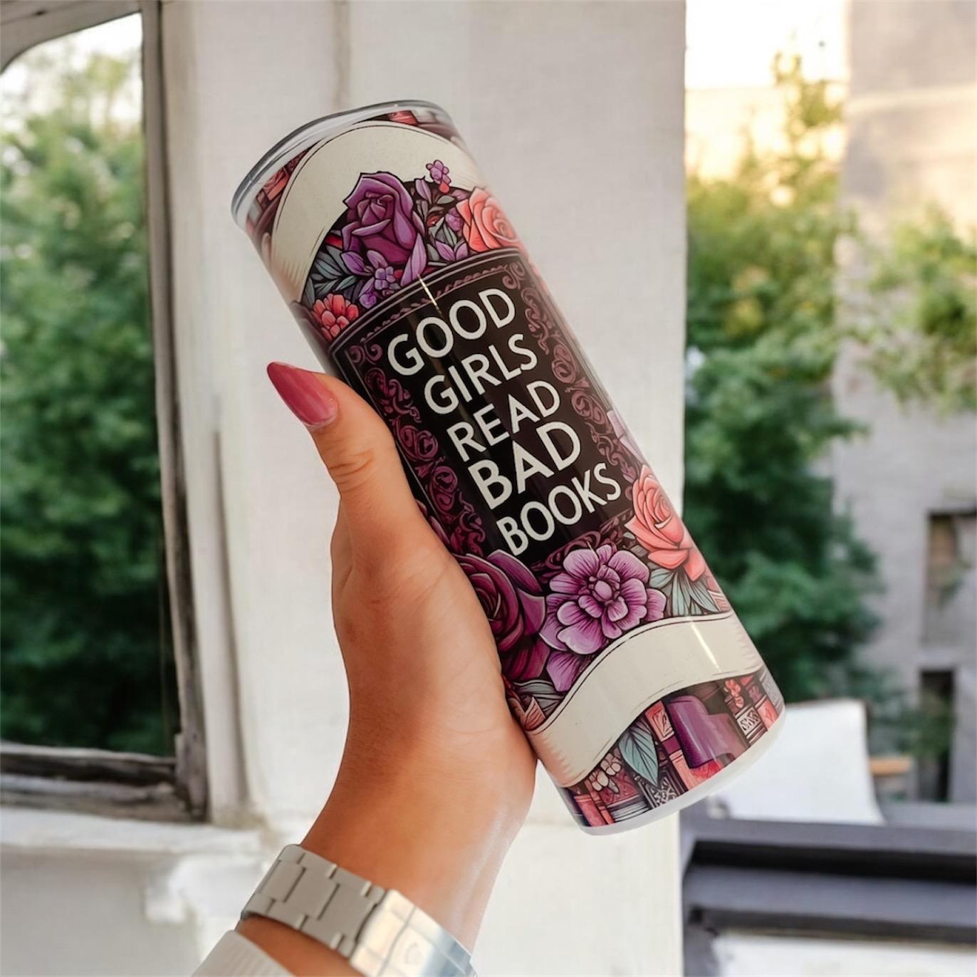 Smutty book club | book bottle | book lover | coffee mug | travel mug | bad book reader | tea | 20oz hot & cold drink tumbler | water bottle