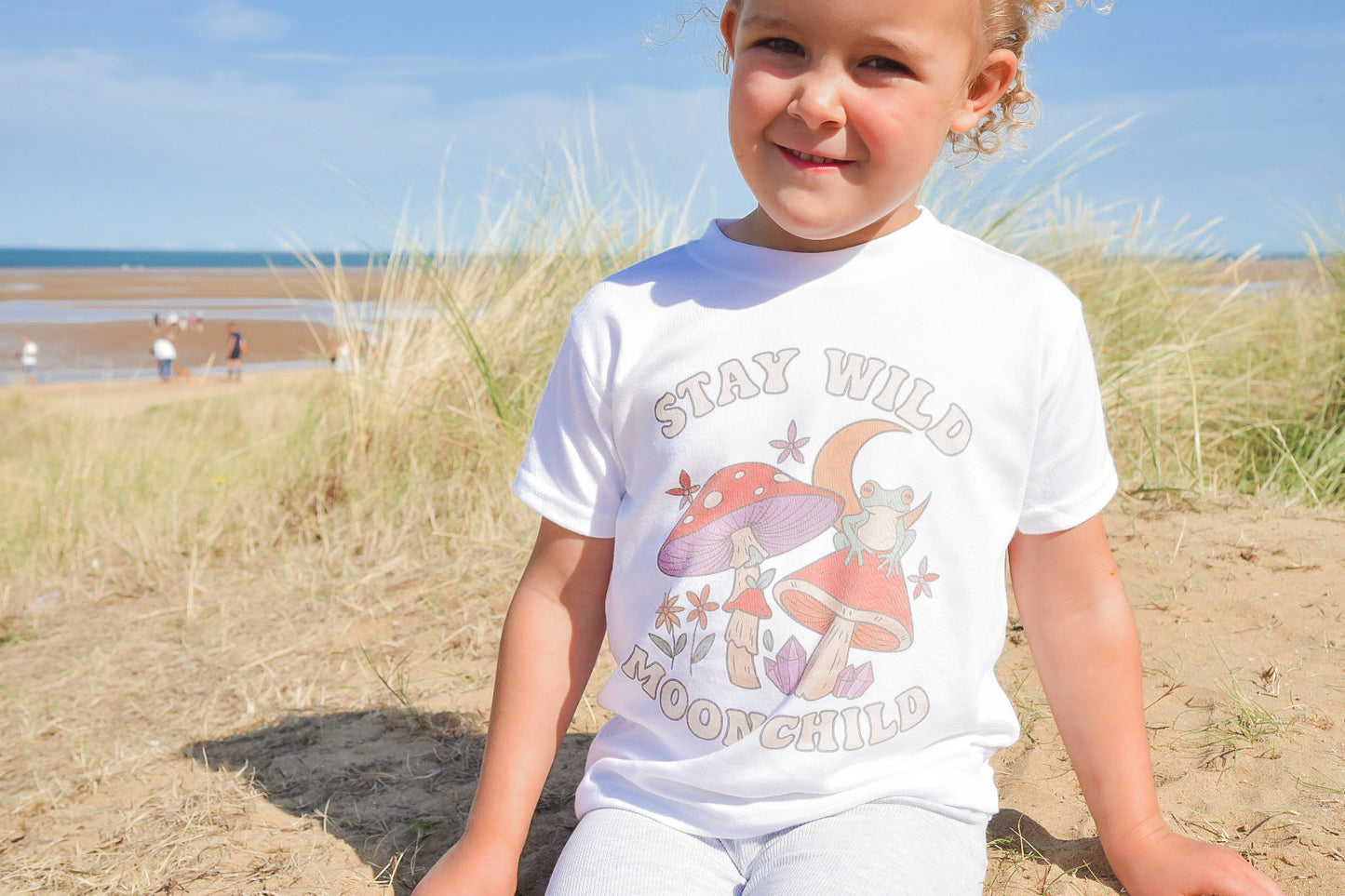 π "Stay Wild Moon Child" Kids' T-Shirt β Fun, Colorful Design for Free Spirits π