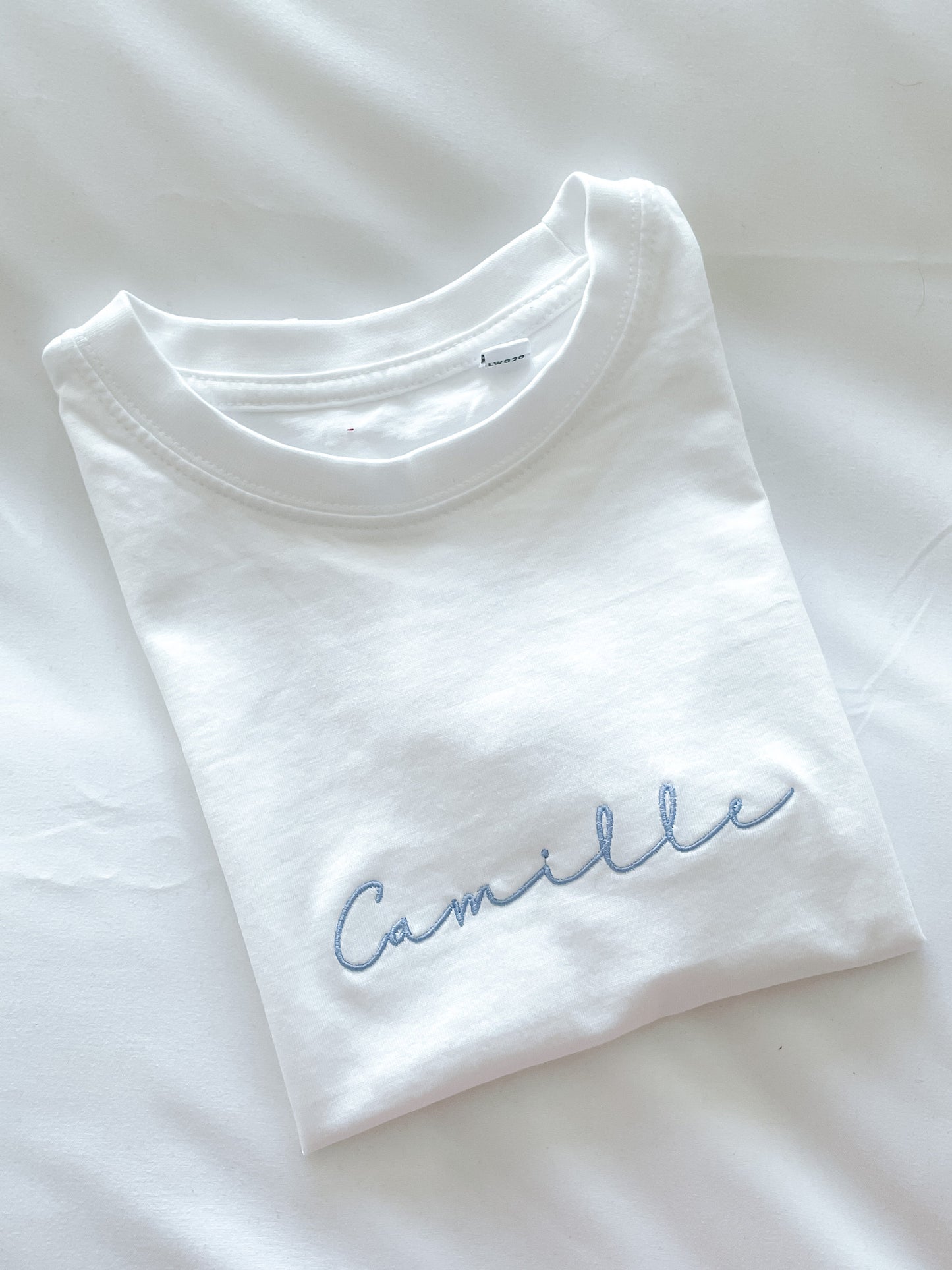 Embroidered personalised kids Tshirt | gender neutral