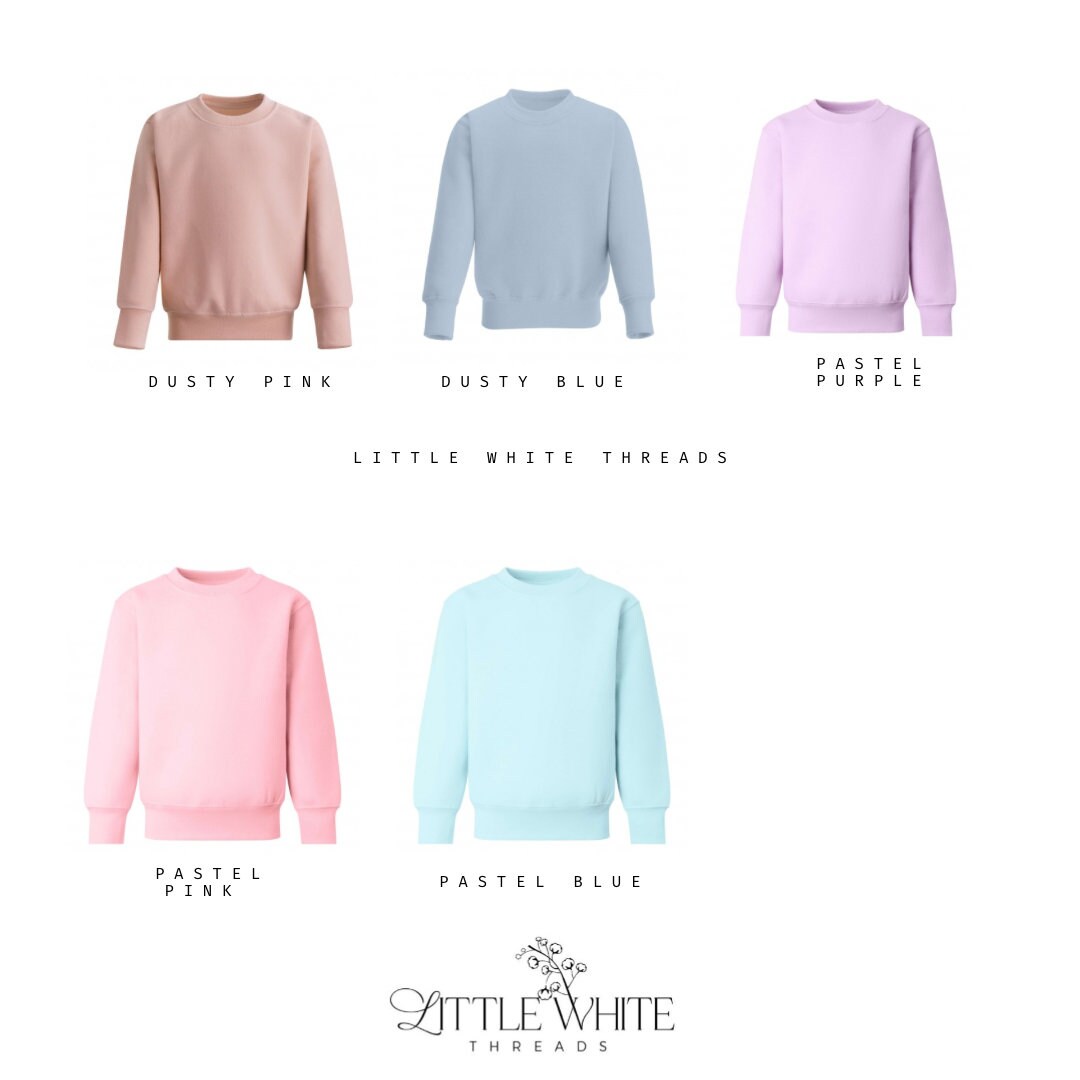 Little Sister Kids sibling sweatshirts | big sister | little sister| twinning |pregnancy announcement| kids sweatshirt