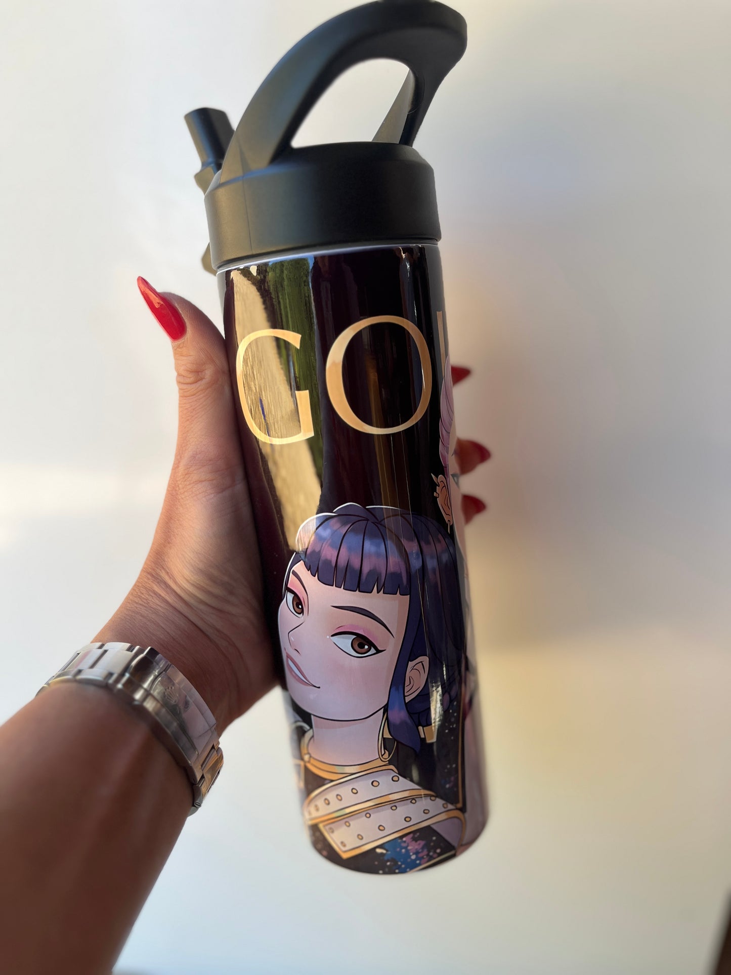 K-pop demon hunters water bottle