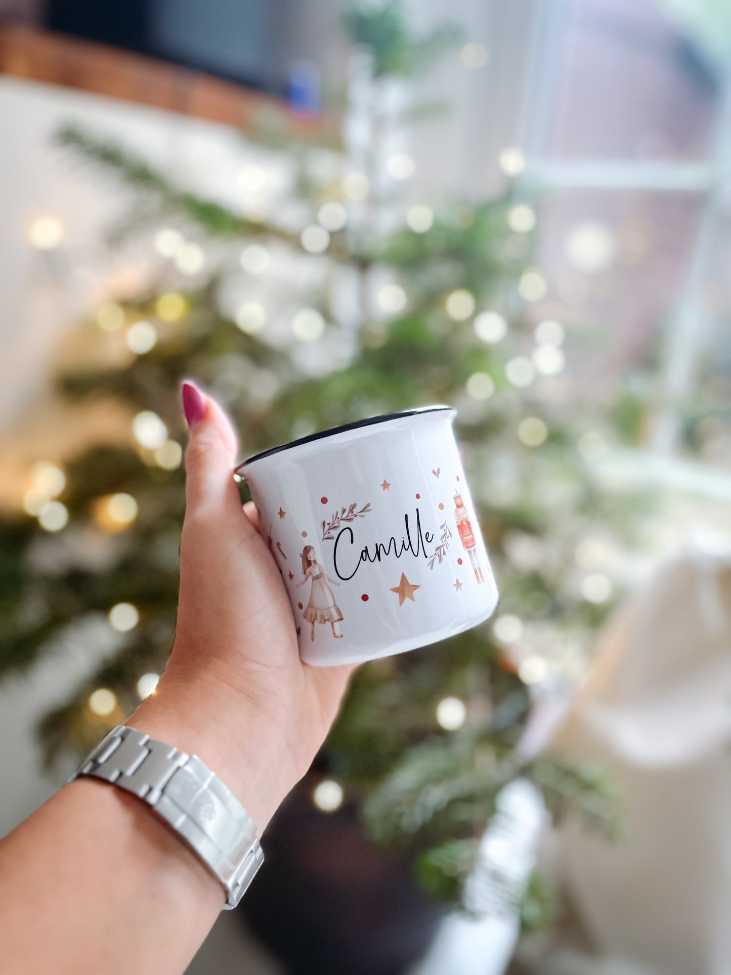 Personalised Christmas  mug | Christmas Eve box | Christmas family tradition | Christmas family hot chocolate mugs | Nutcracker mug | sugar plum fairy mug