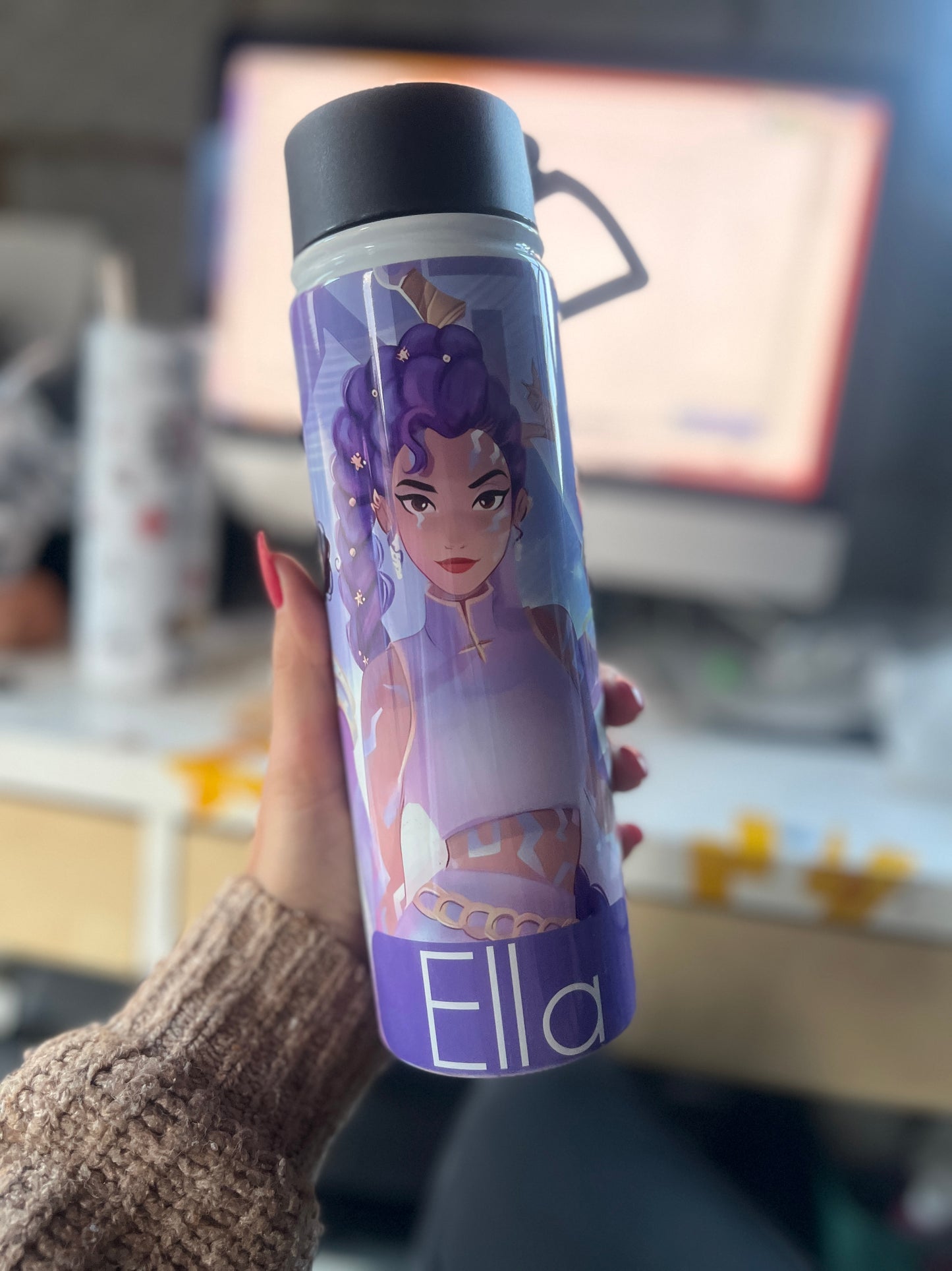 K-pop demon hunters water bottle