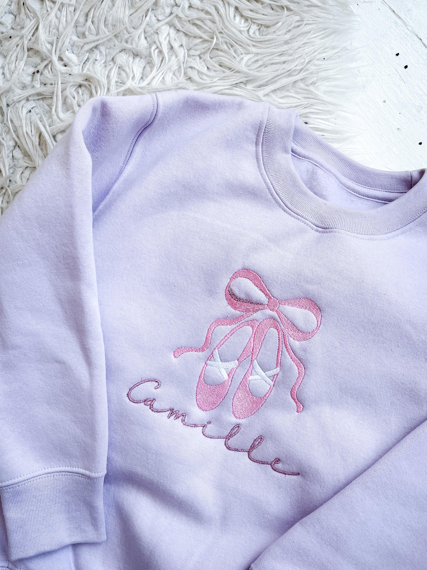ballerina personalised kids  jumper | ballet slippers | ballet shoes | Christmas Jumper