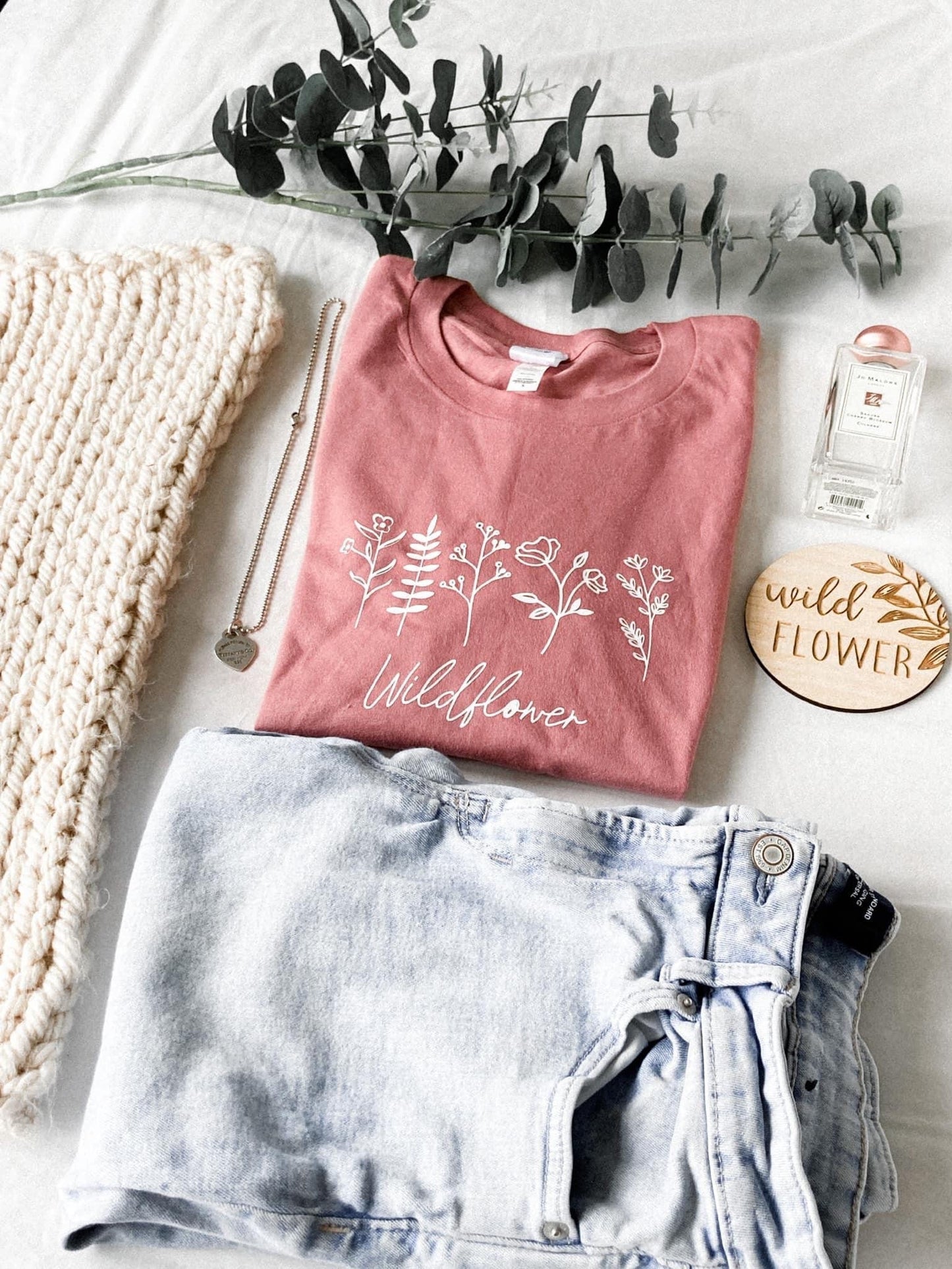 Wildflower adults t-shirt | ladies tee | flower top |