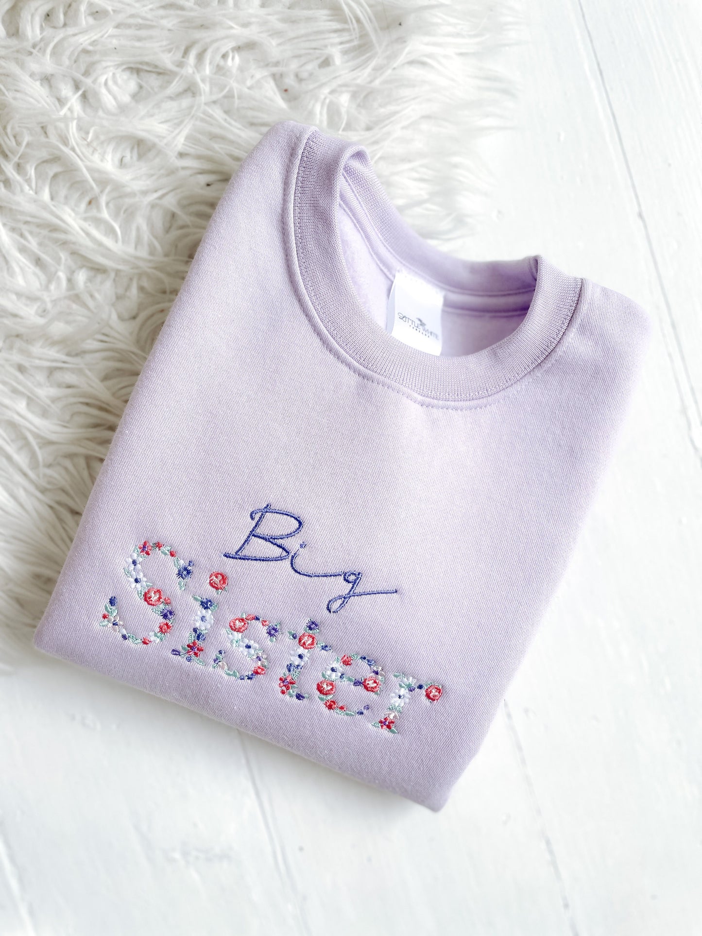 Big sister Kids sibling sweatshirts | big sister | little sister| twinning |pregnancy announcement kids sweatshirt