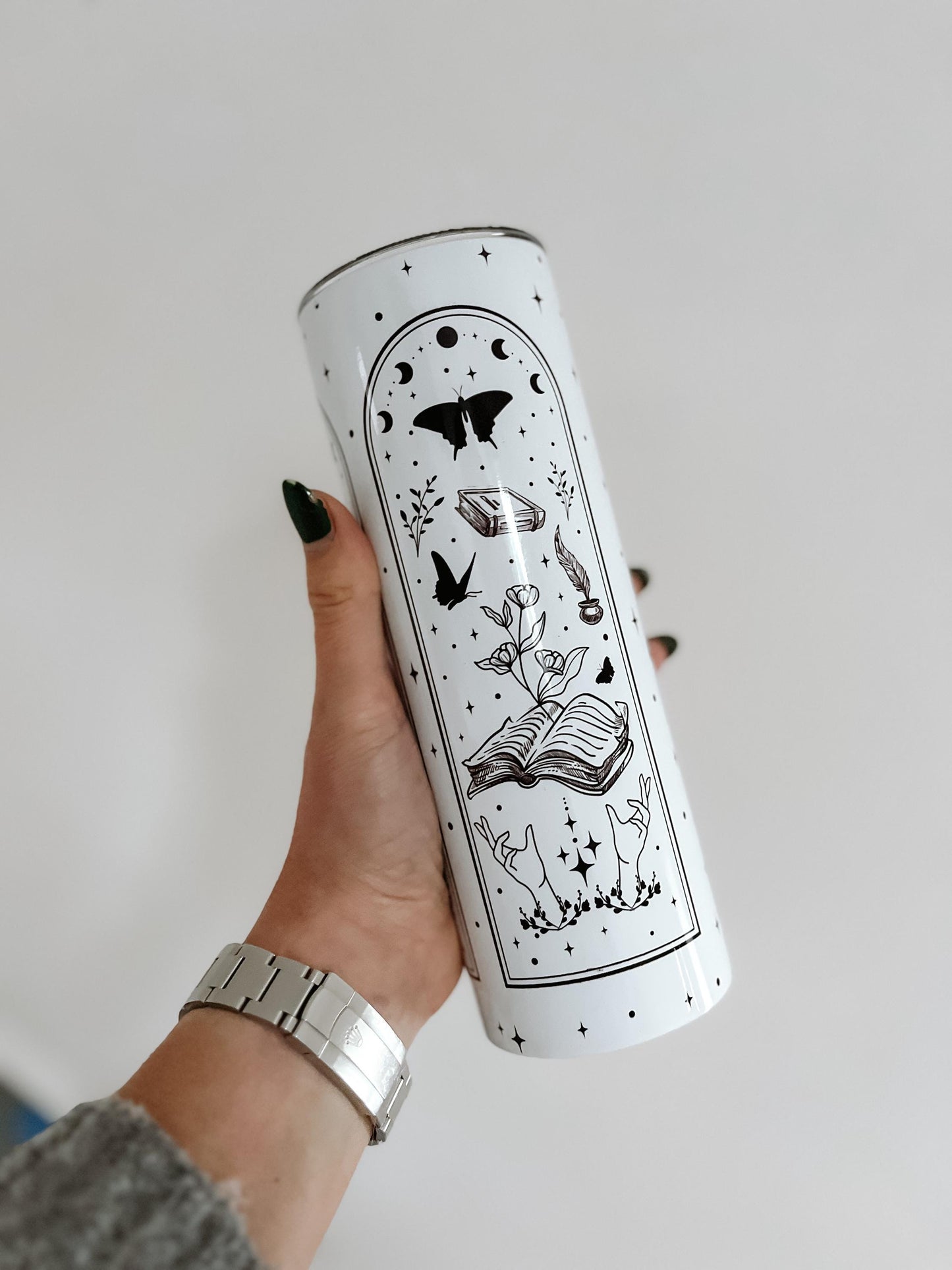 Book lovers fantasy | smut reader personalised 20oz drinking tumbler for coffee, tea or cold drinks