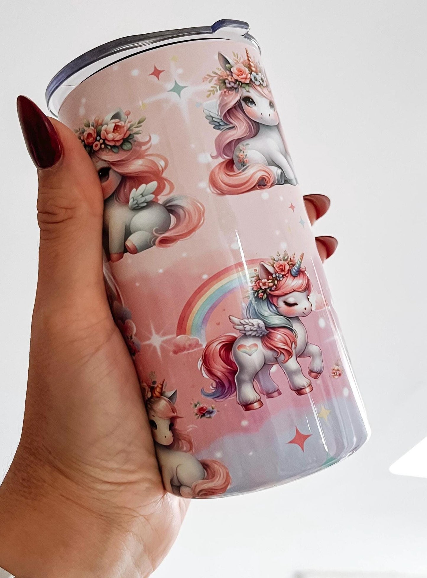 Kids tumbler | kids unicorn water bottle | personalised sippy cup | Dinosaur water bottle | farm yard water bottle | flower water bottle |
