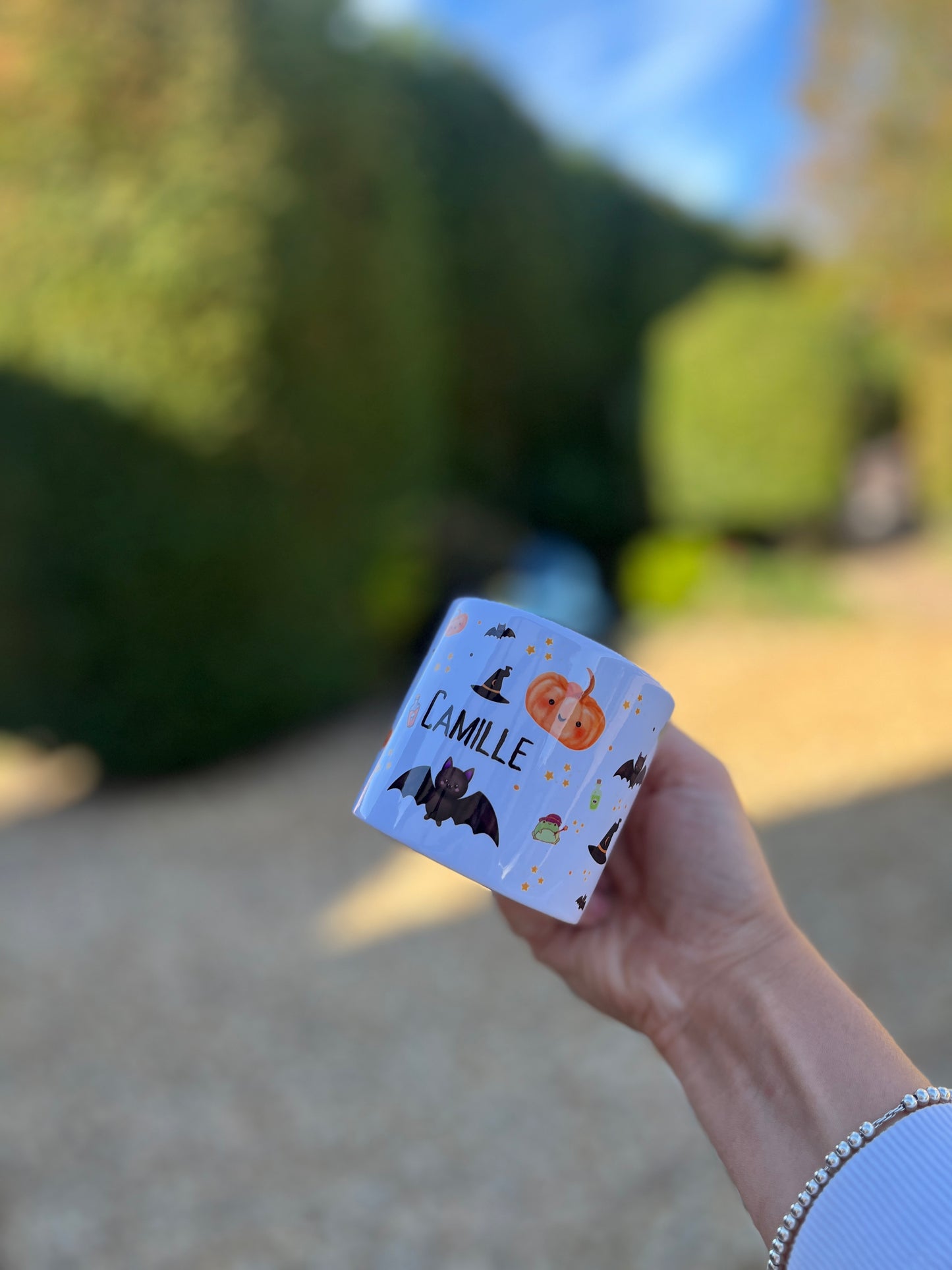 Halloween personalised 6oz ceramic mug