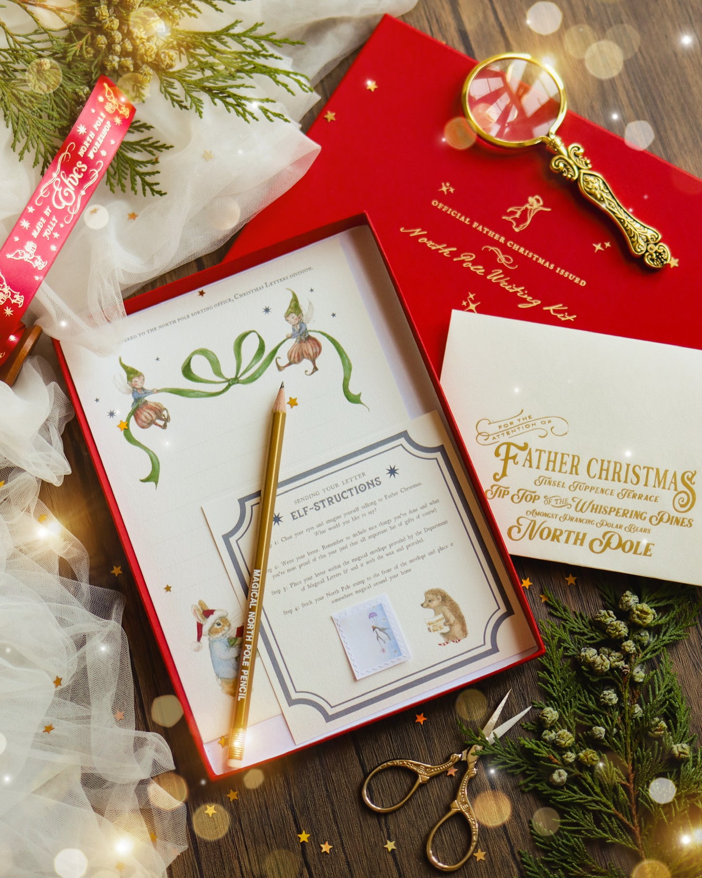 Christmas Santa letter writing set.