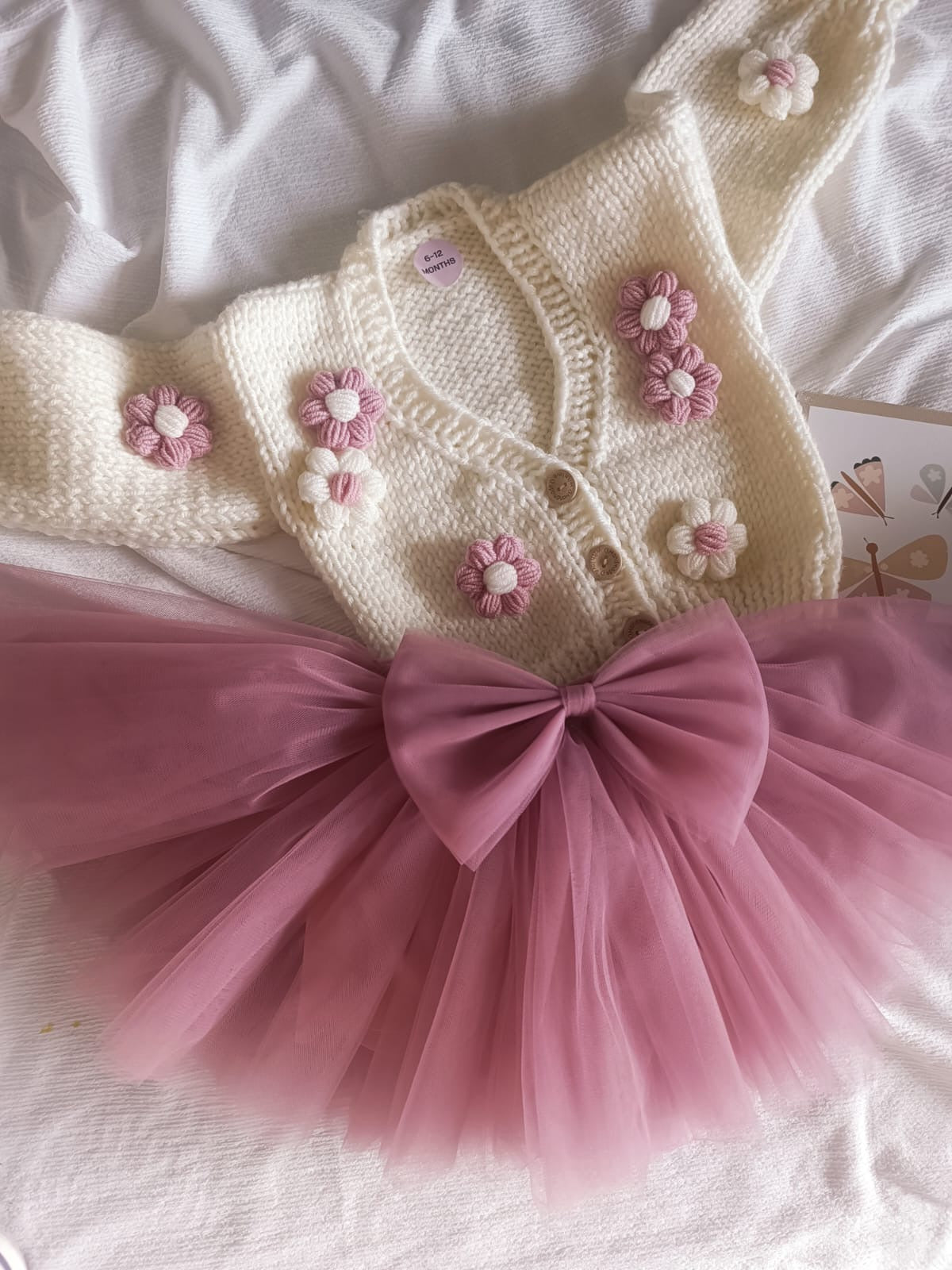 Girls bow tutu skirt
