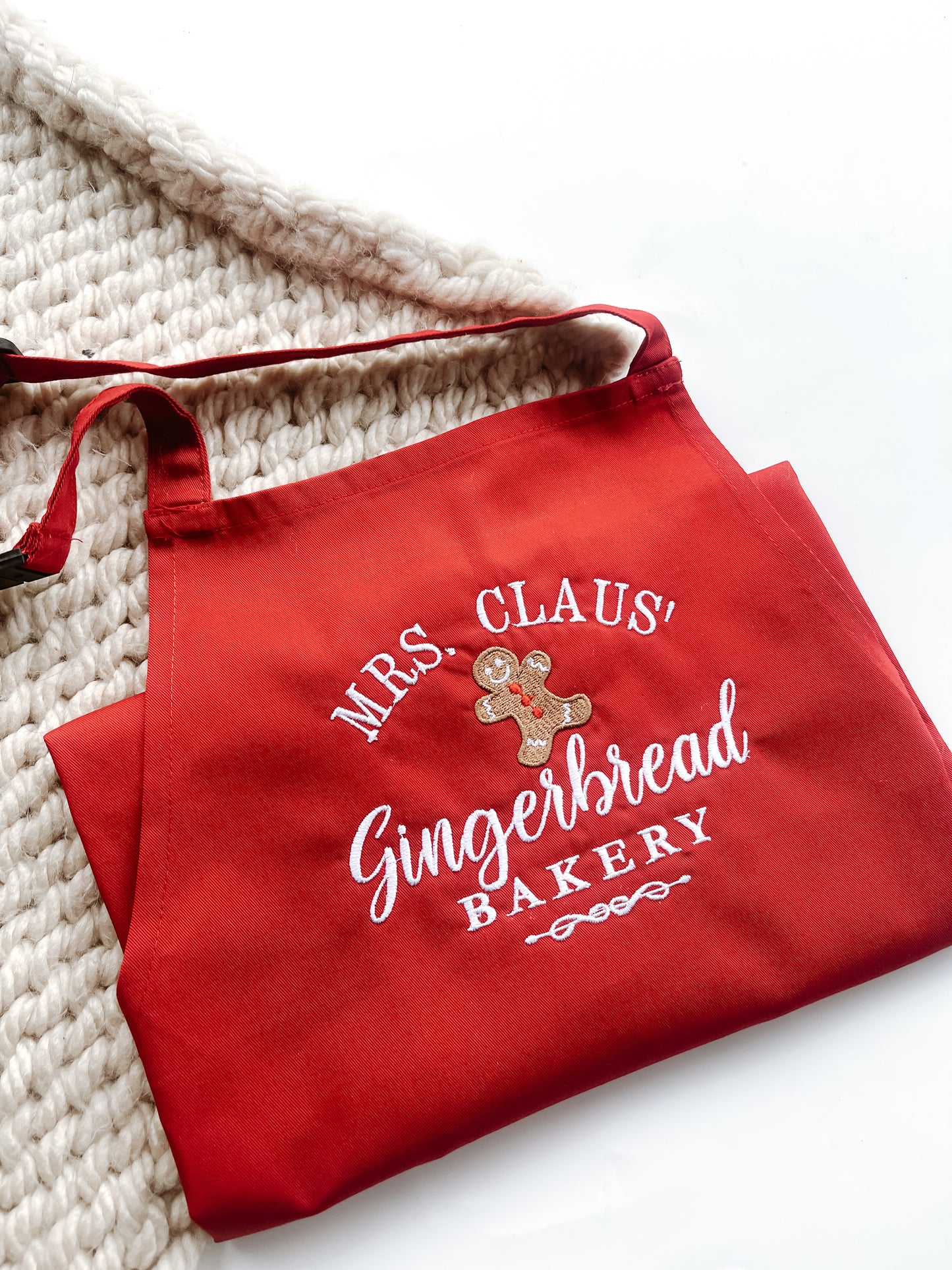 Christmas adults & childrens matching  apron