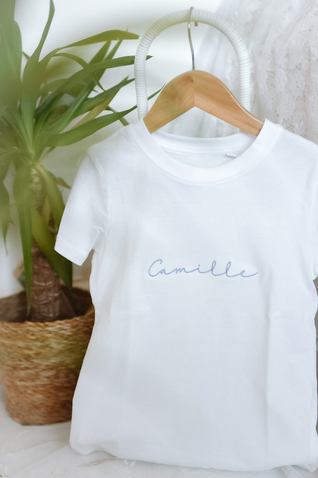 Embroidered personalised kids Tshirt | gender neutral
