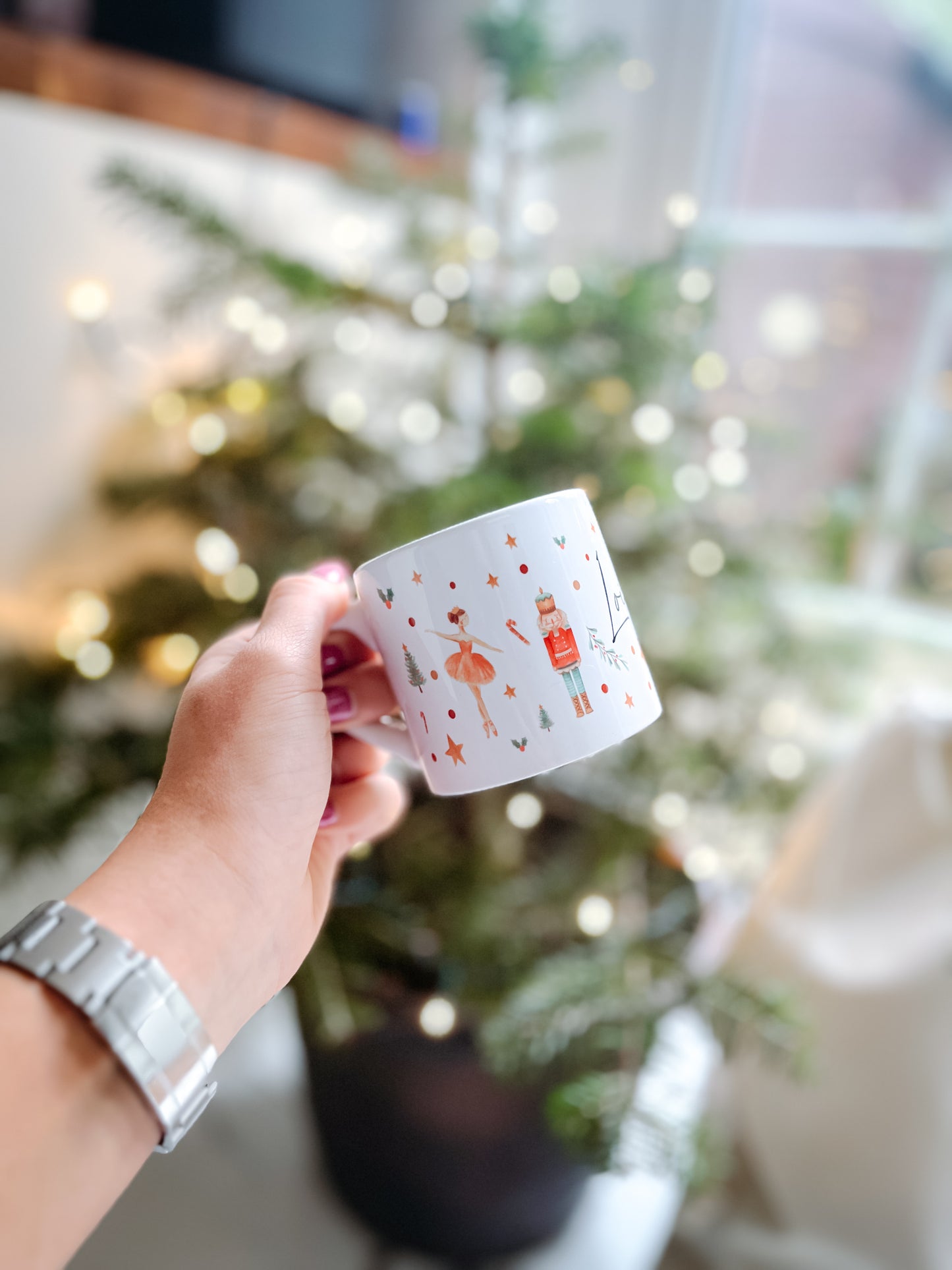 Personalised Christmas  mug | Christmas Eve box | Christmas family tradition | Christmas family hot chocolate mugs | Nutcracker mug | sugar plum fairy mug