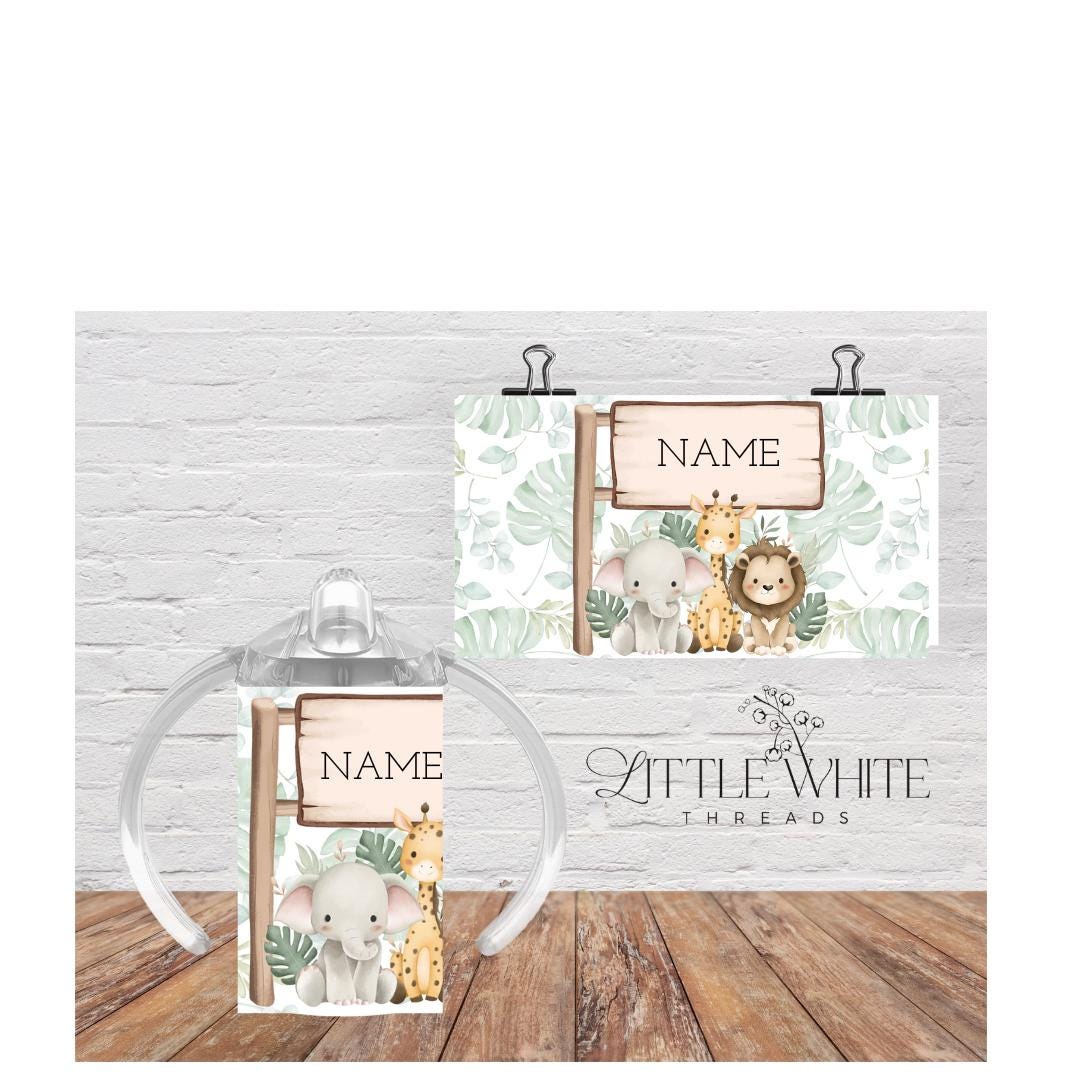 Kids tumbler | kids unicorn water bottle | personalised sippy cup | Dinosaur water bottle | farm yard water bottle | flower water bottle |