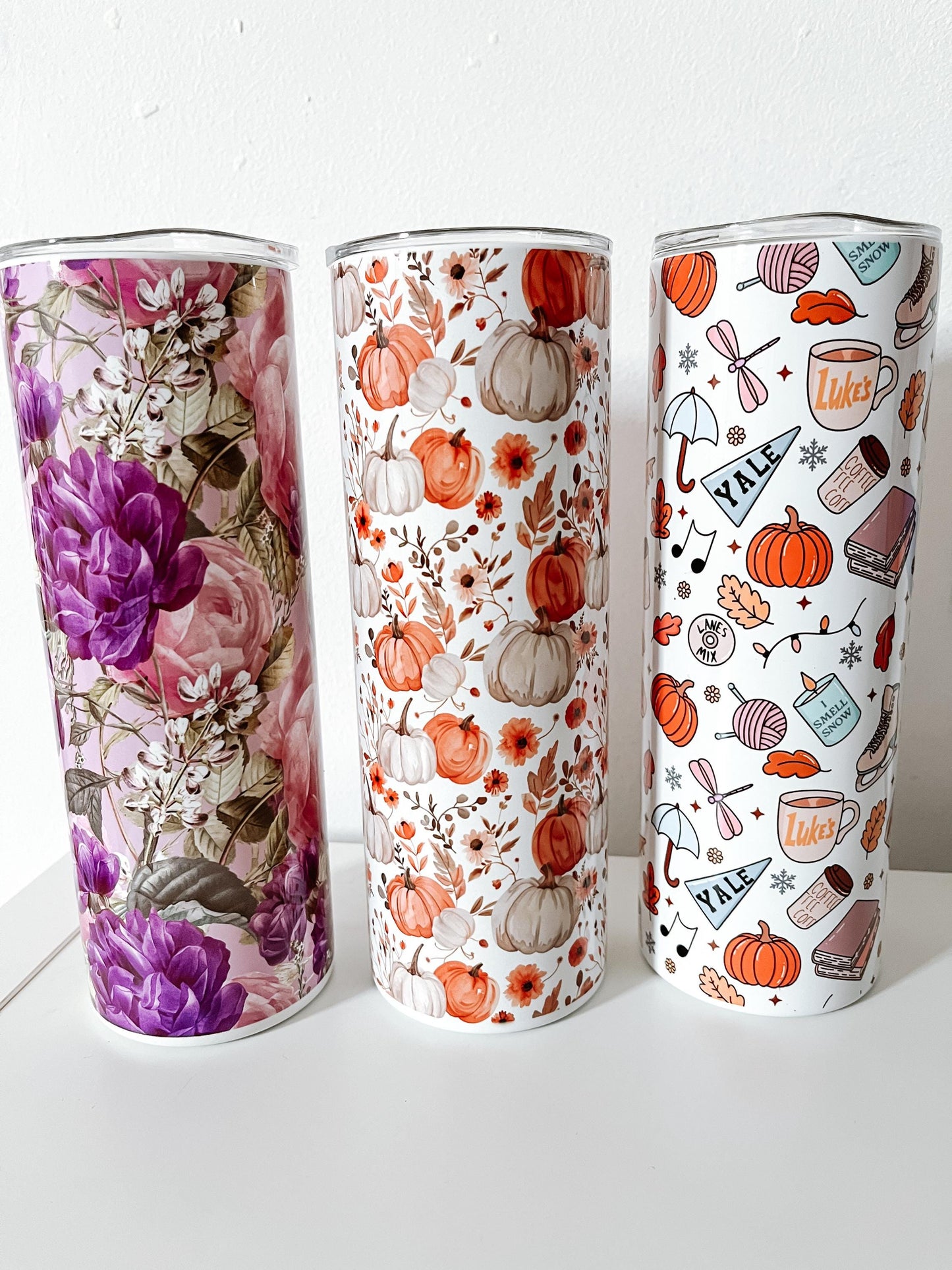 Gilmore girls inspired reusable stainless steel tumbler | 20oz hot & cold drink travel mug |