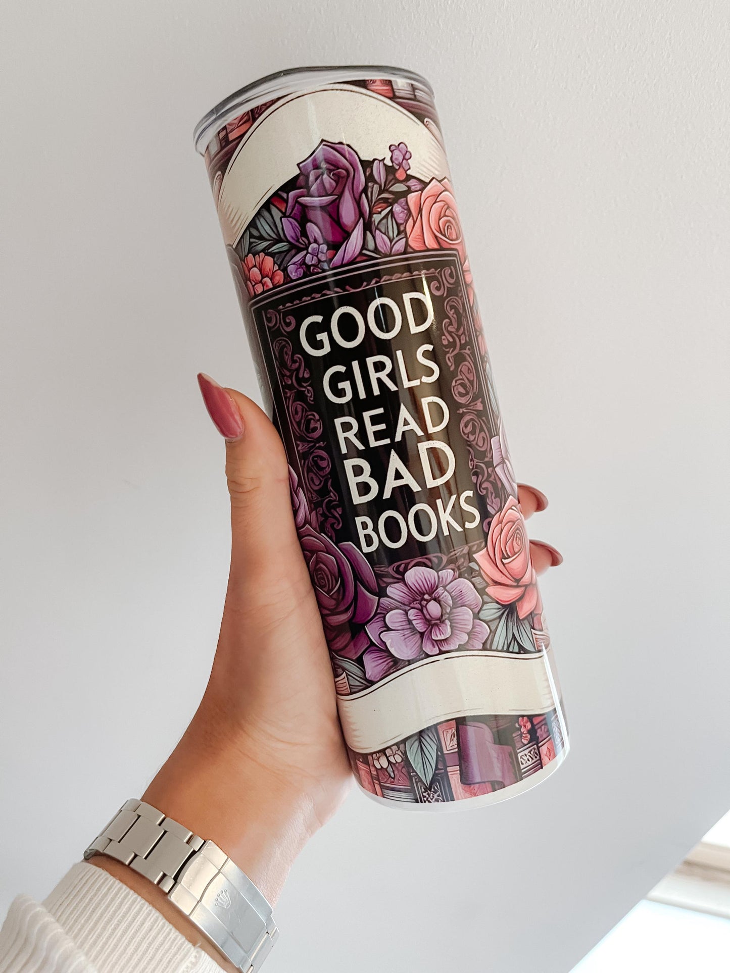 Smutty book club | book bottle | book lover | coffee mug | travel mug | bad book reader | tea | 20oz hot & cold drink tumbler | water bottle