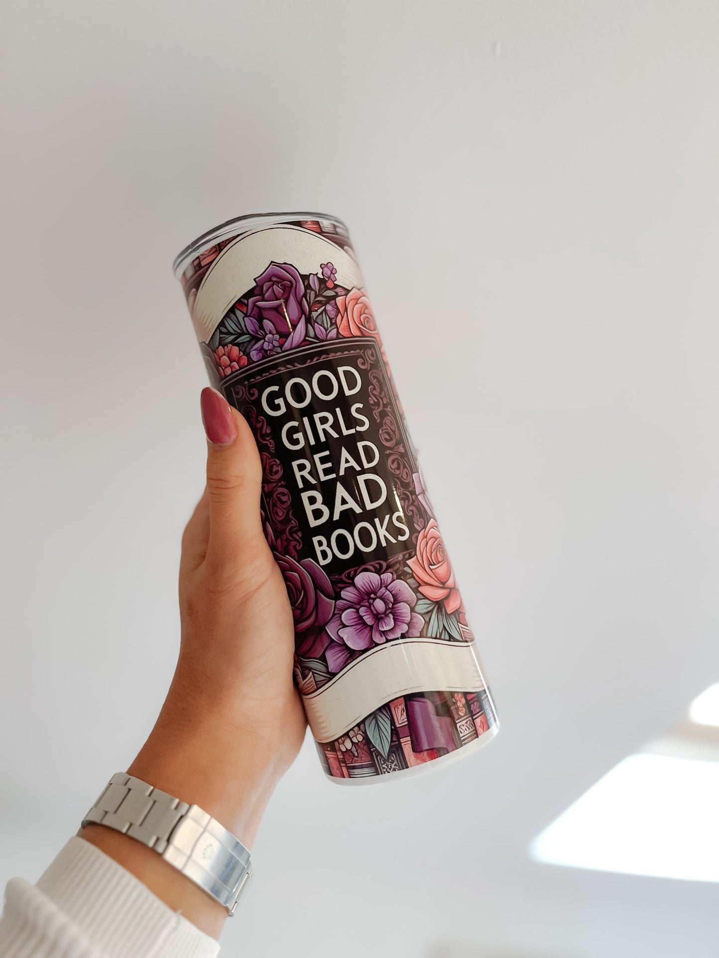Smutty book club | book bottle | book lover | coffee mug | travel mug | bad book reader | tea | 20oz hot & cold drink tumbler | water bottle