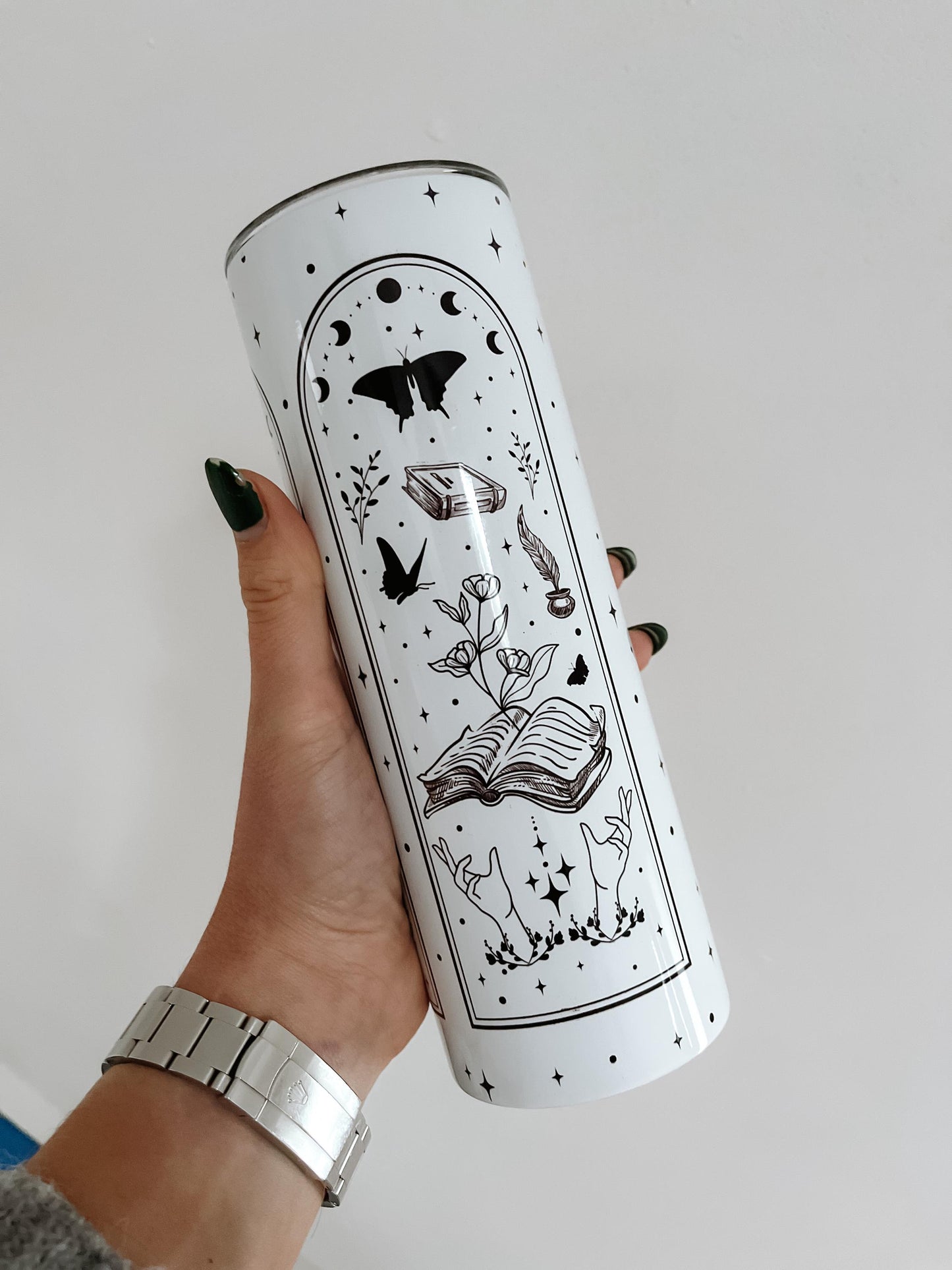 Book lovers fantasy | smut reader personalised 20oz drinking tumbler for coffee, tea or cold drinks