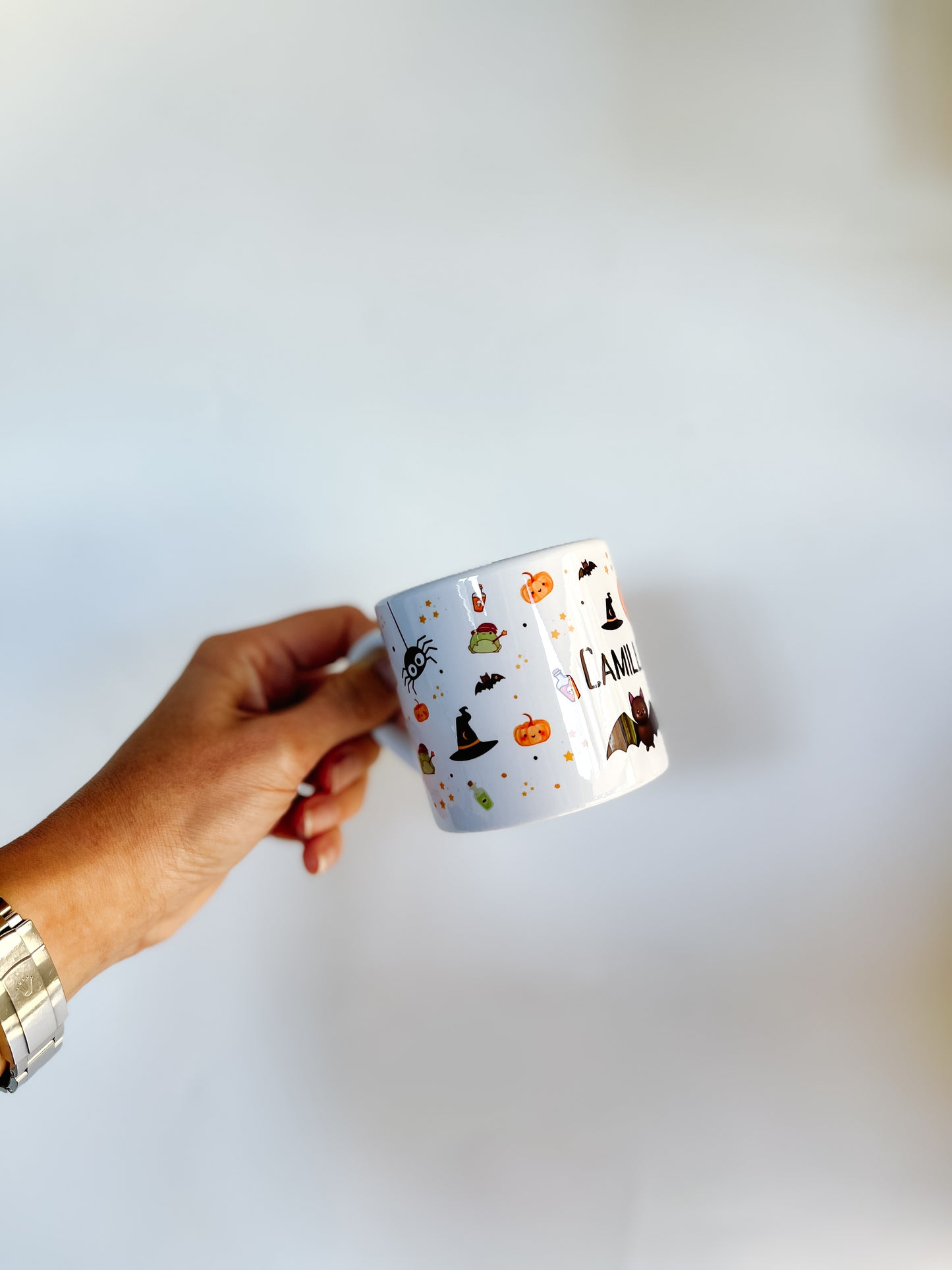 Halloween personalised 6oz ceramic mug