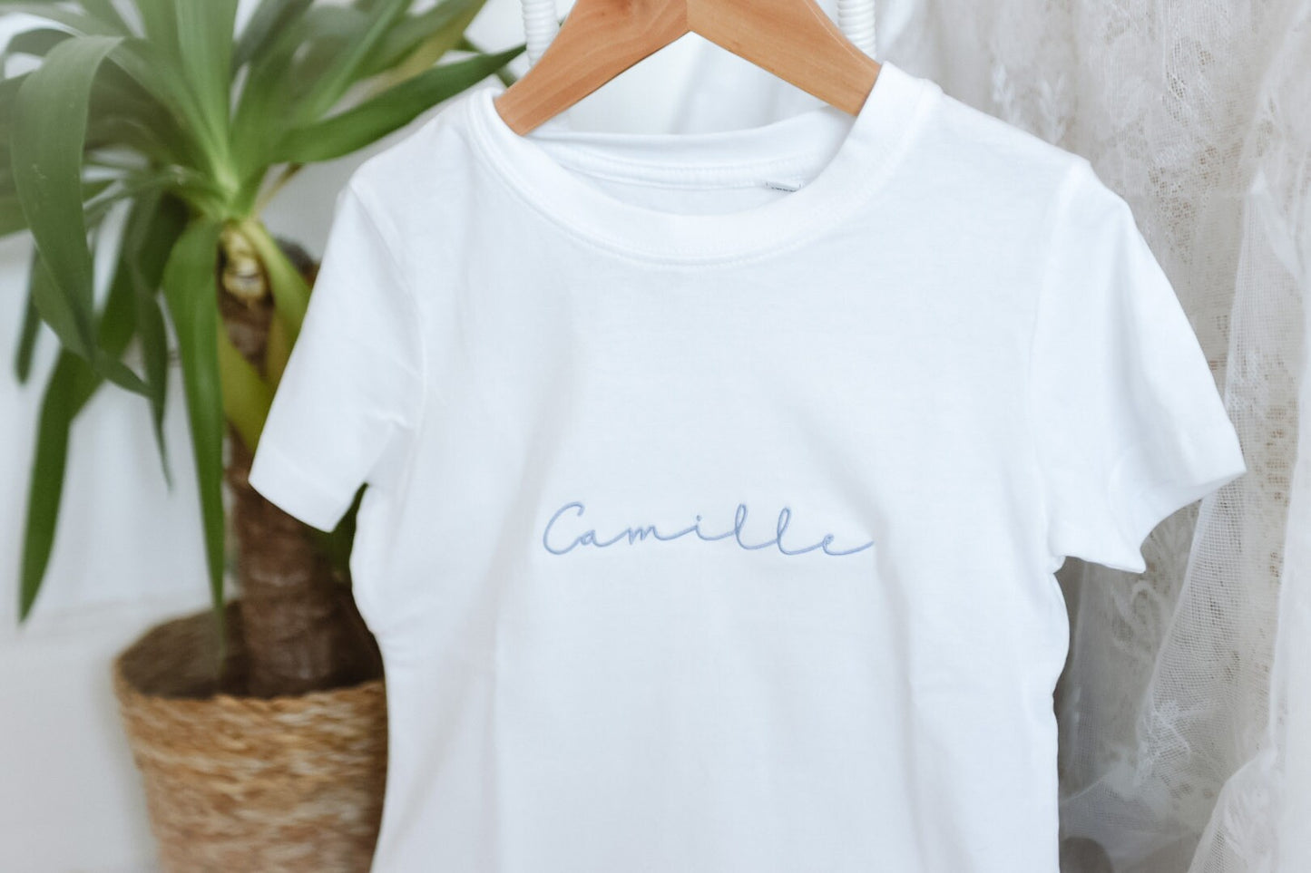 Embroidered personalised kids Tshirt | gender neutral