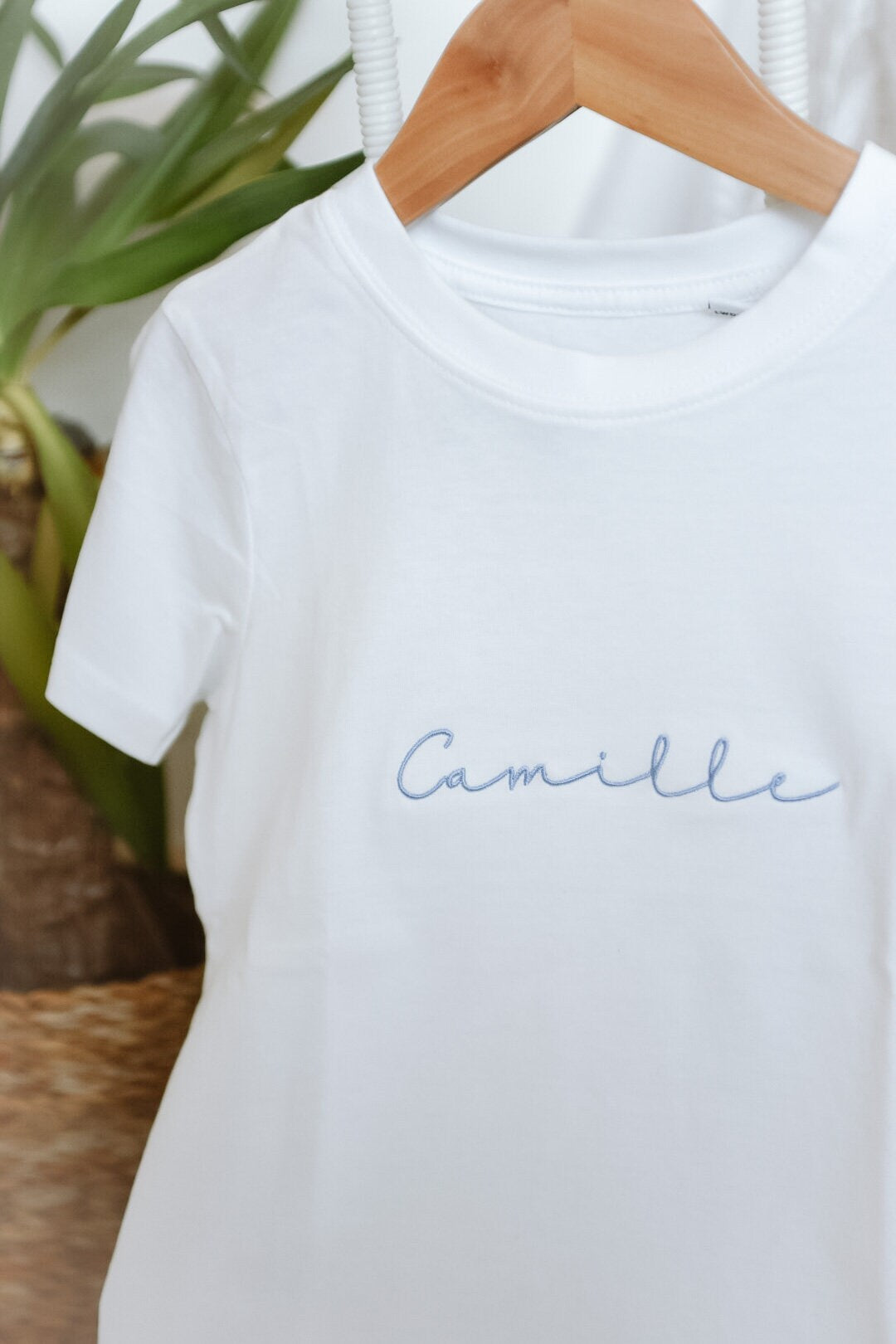 Embroidered personalised kids Tshirt | gender neutral