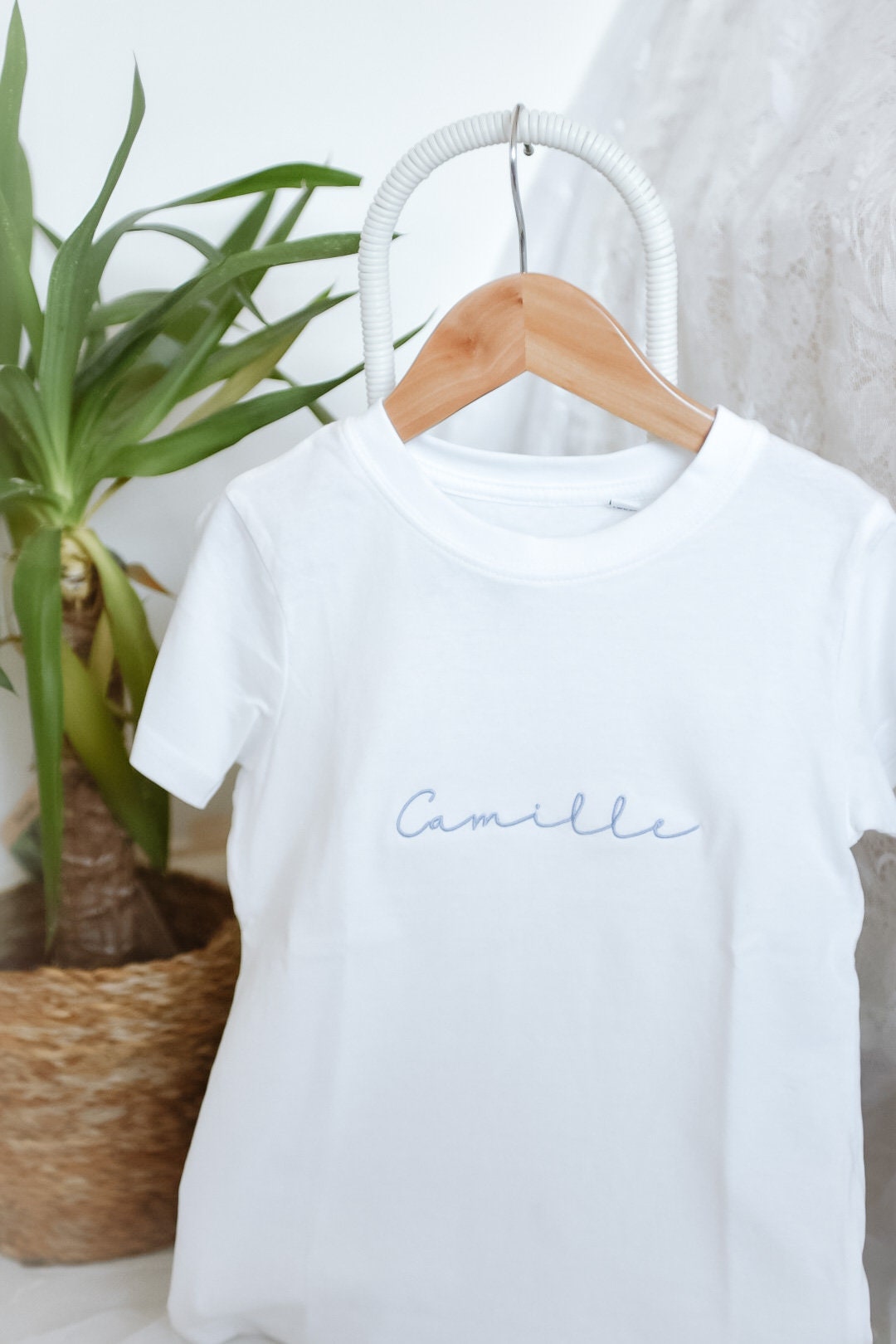 Embroidered personalised kids Tshirt | gender neutral