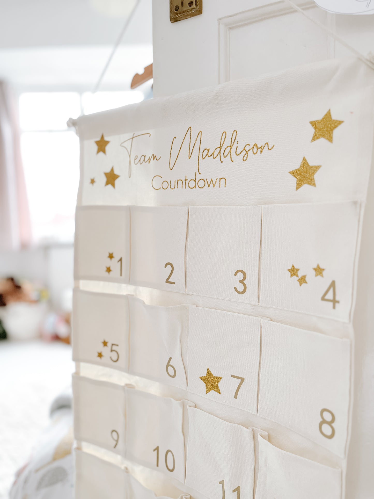 Personalised Christmas advent calendar