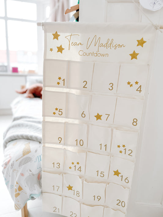 Personalised Christmas advent calendar