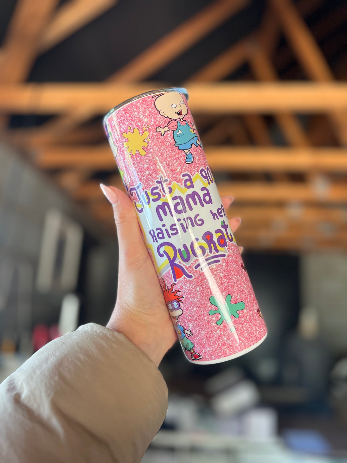 Rugrats Mama 20oz reusable personalised year tumbler