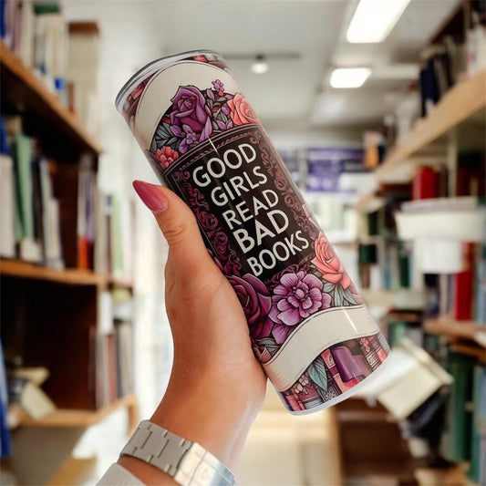 Smutty book club | book bottle | book lover | coffee mug | travel mug | bad book reader | tea | 20oz hot & cold drink tumbler | water bottle