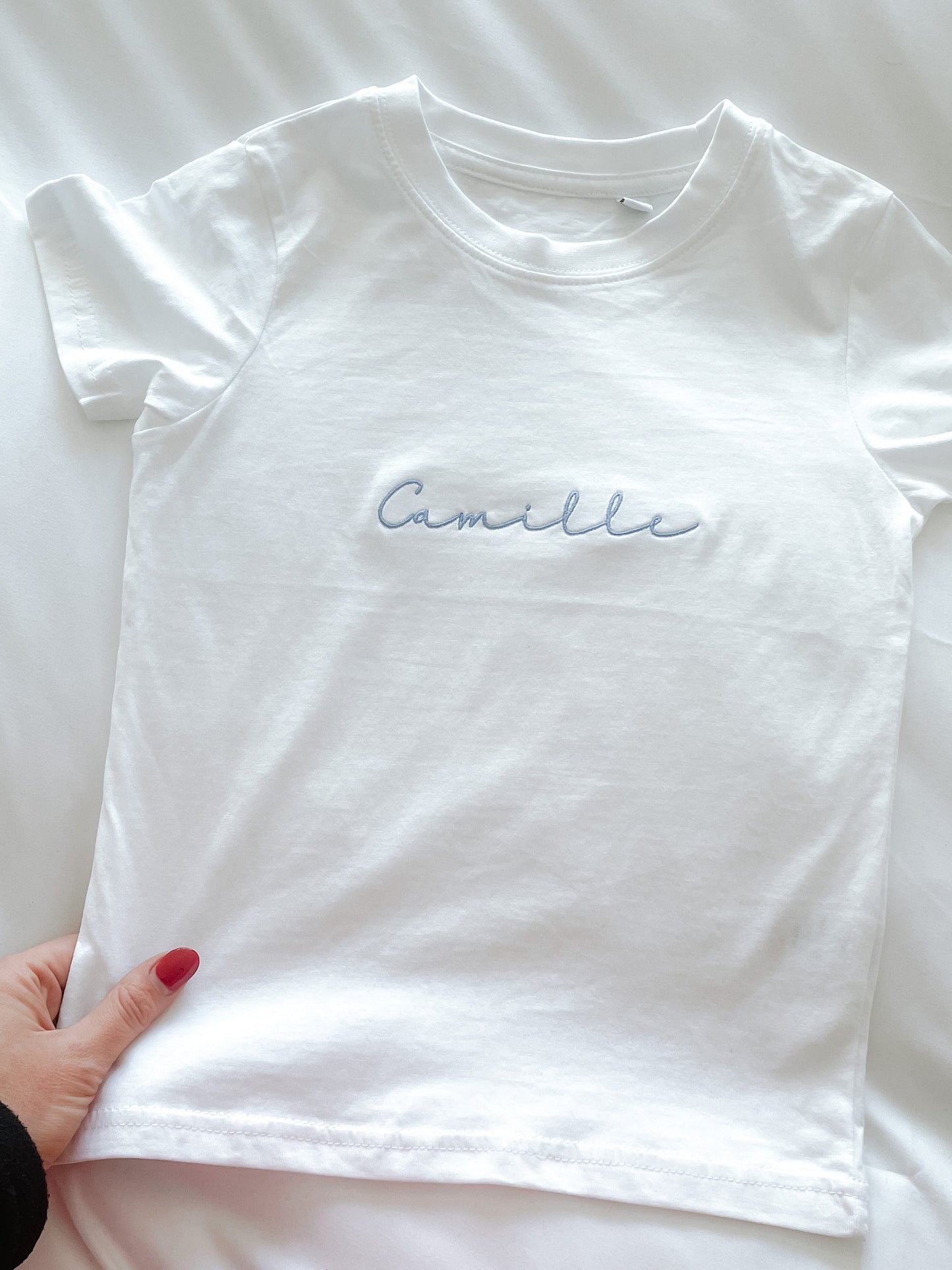 Embroidered personalised kids Tshirt | gender neutral