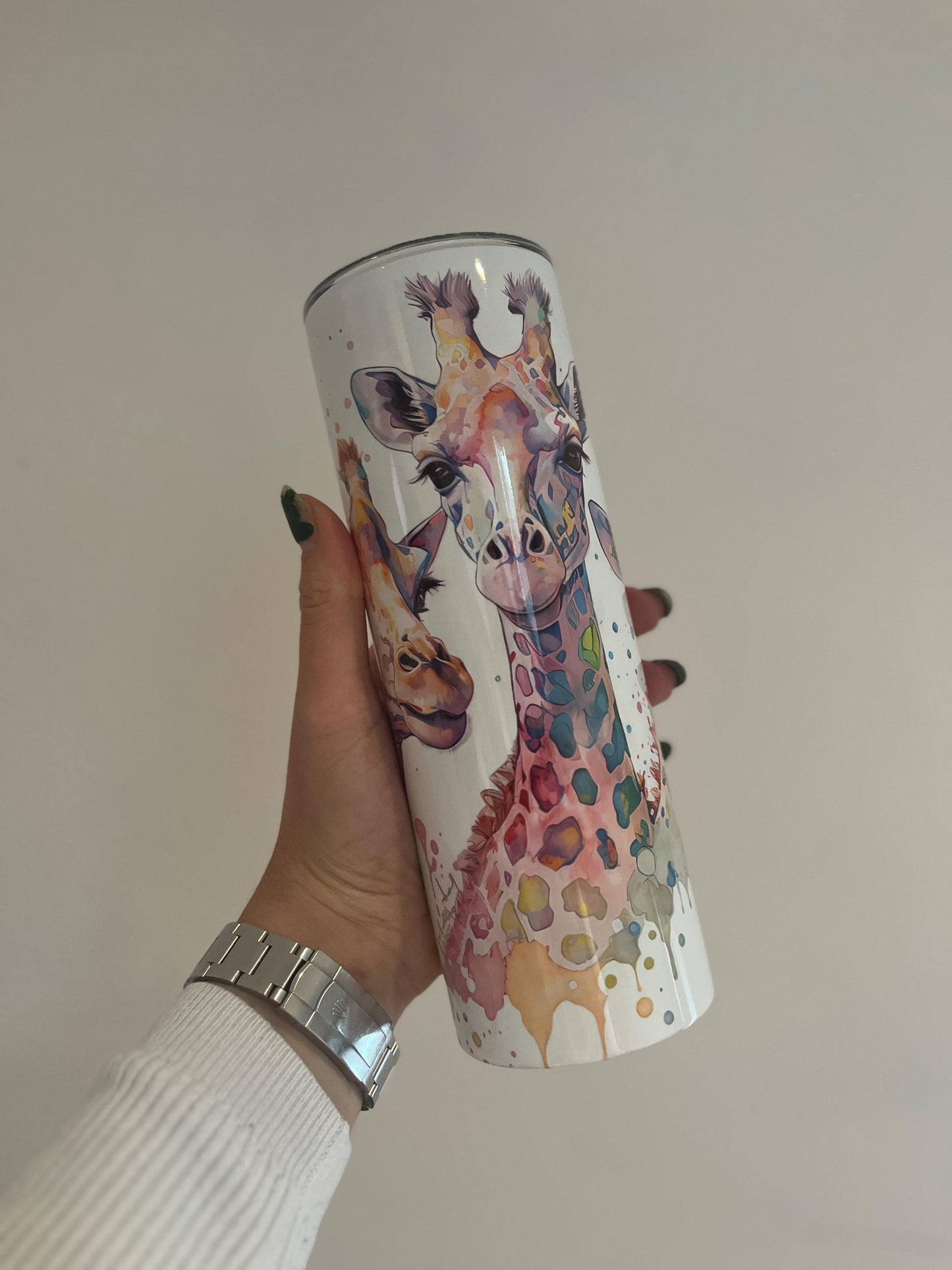 Baby penguins| highland cow |giraffe 20oz reusable drinking tumbler for coffee, tea or cold drinks |travel mug | personalised water bottle