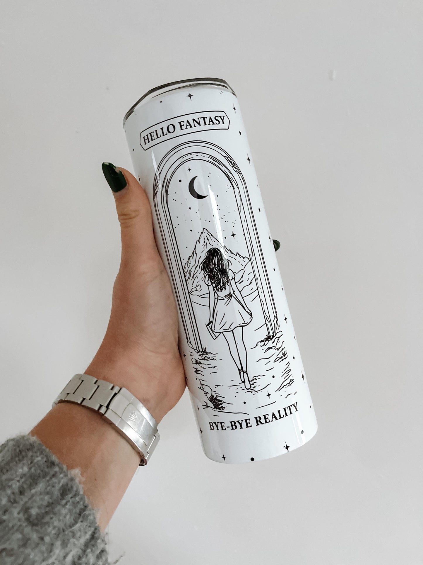 Book lovers fantasy | smut reader personalised 20oz drinking tumbler for coffee, tea or cold drinks