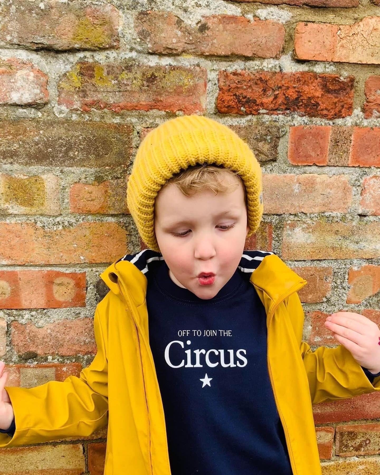 Kids slogan Sweatshirt| Off to join the Circus sweatshirt
